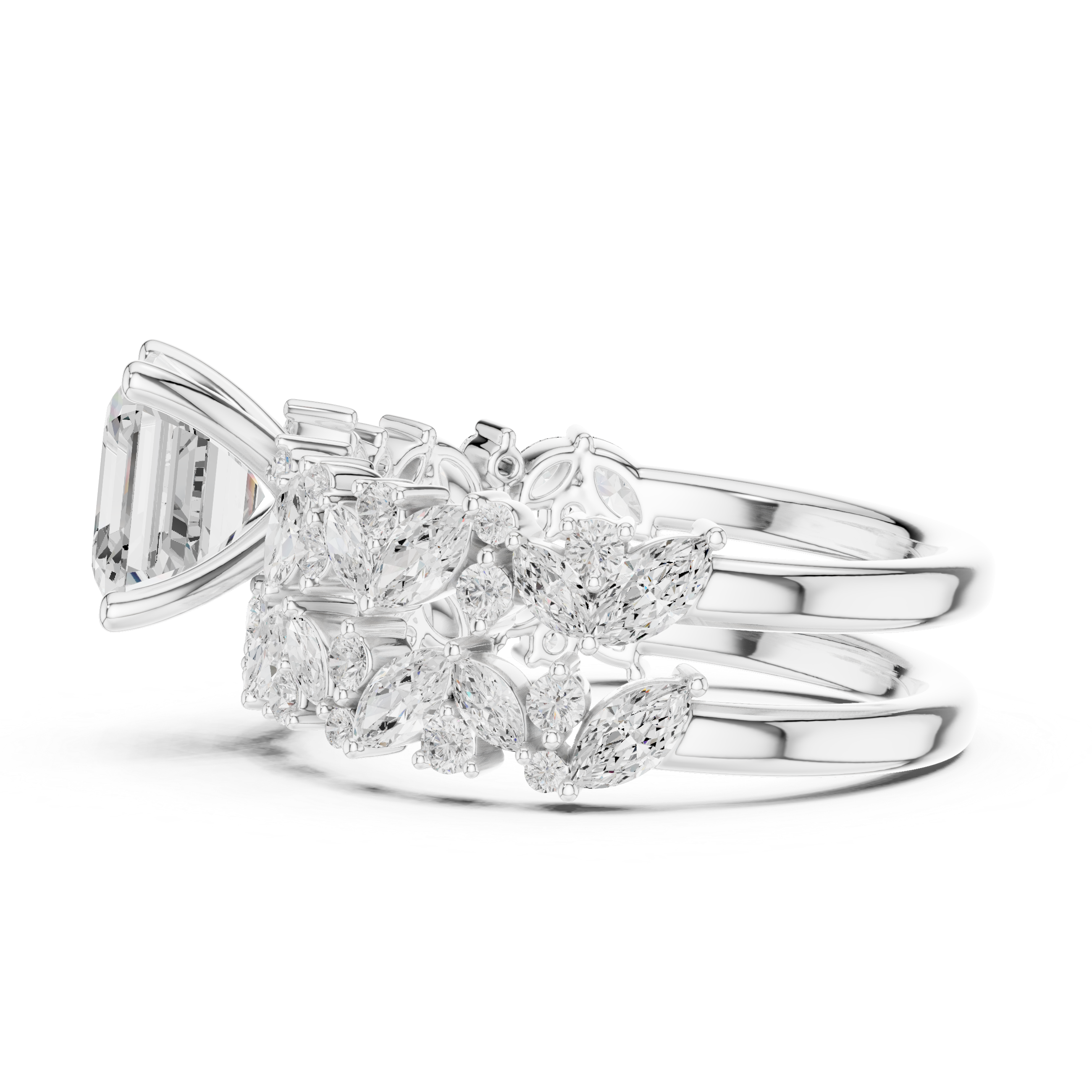 Stylish braided bracelet crafted with twisted metal strands.
