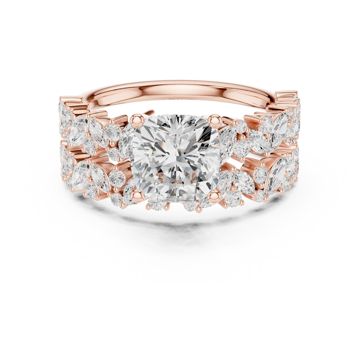 Designer diamond link bracelet with sparkling stone accents.