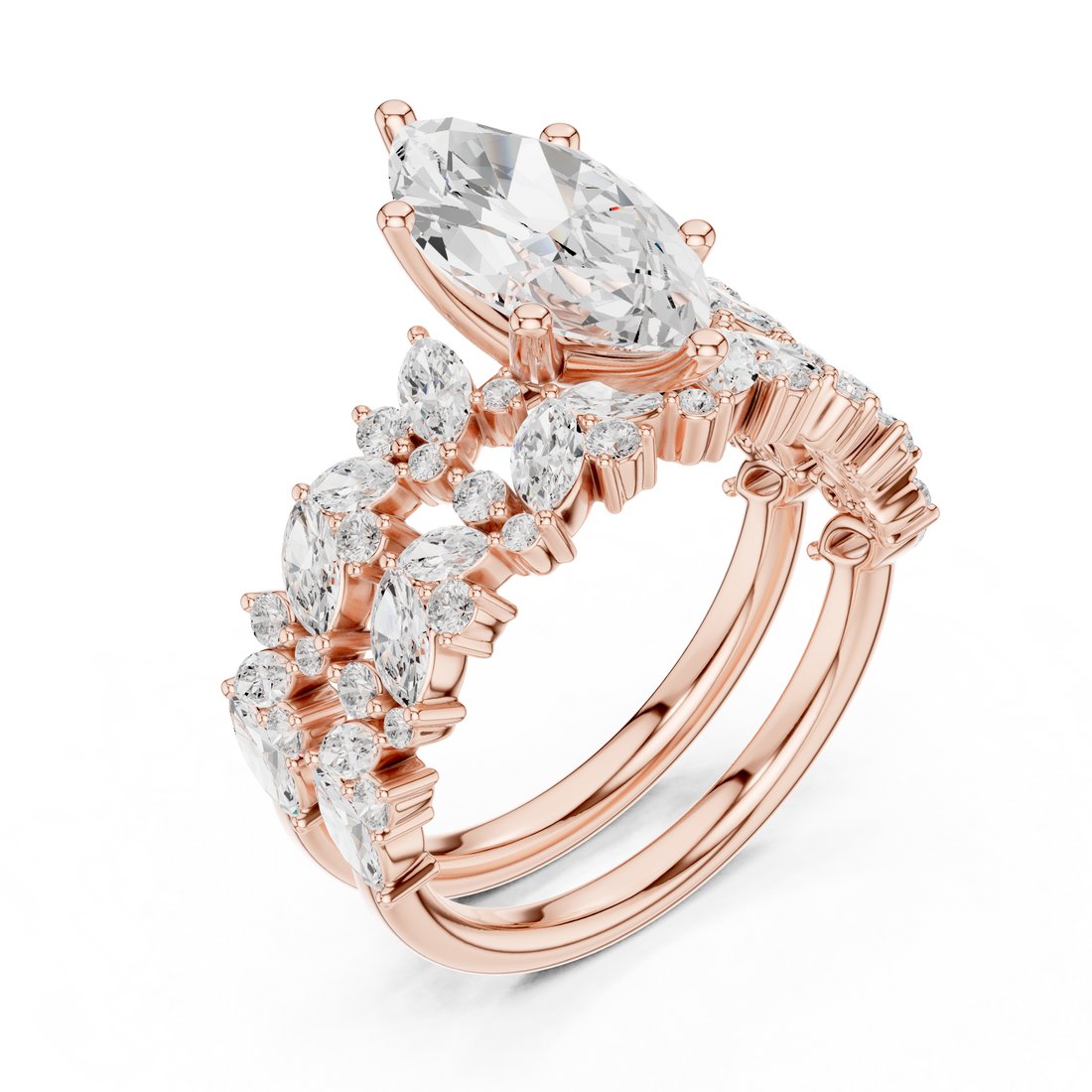 Elegant nose pin featuring tiny solitaire diamond in sleek gold mount.