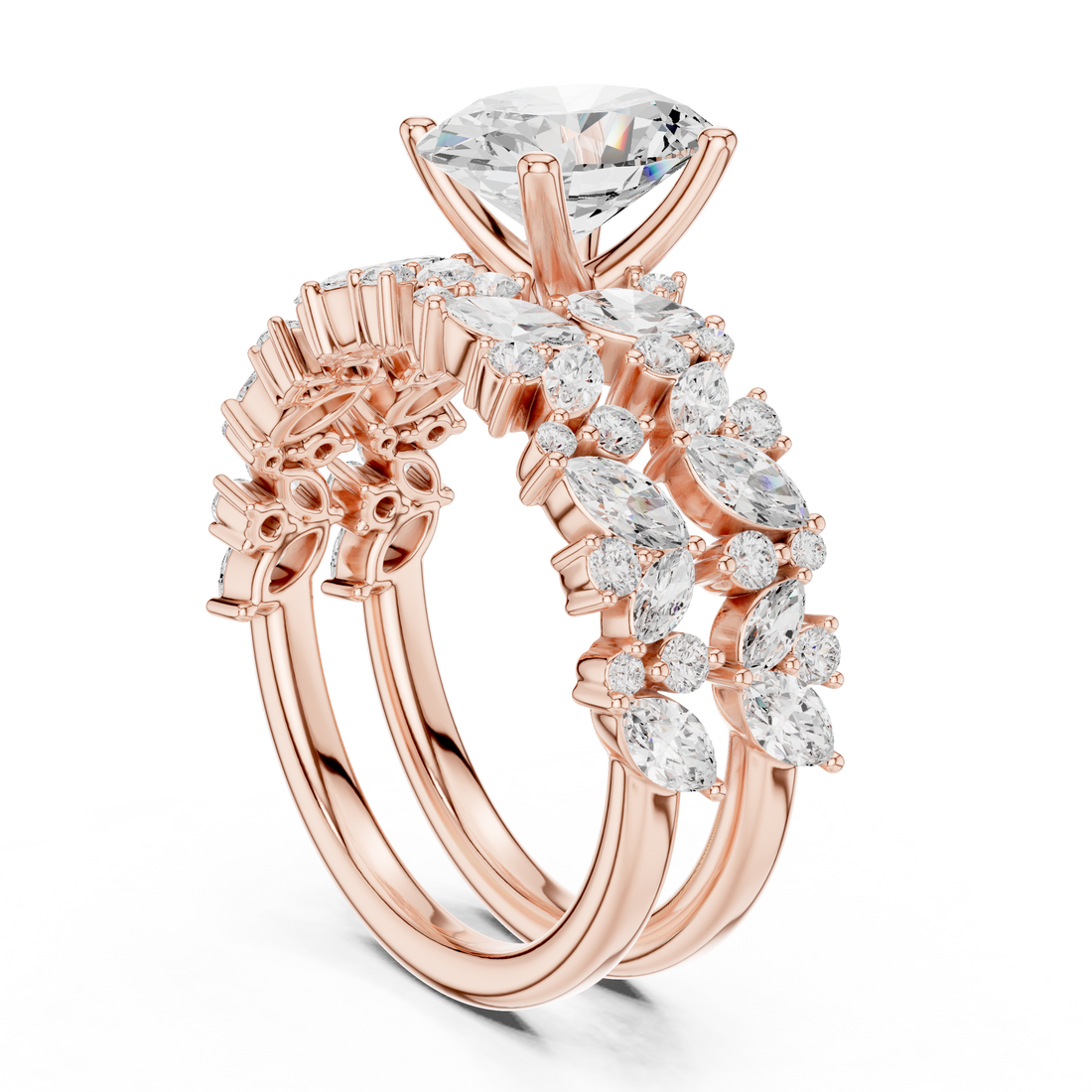 Traditional gold toe ring featuring engraved floral patterns.