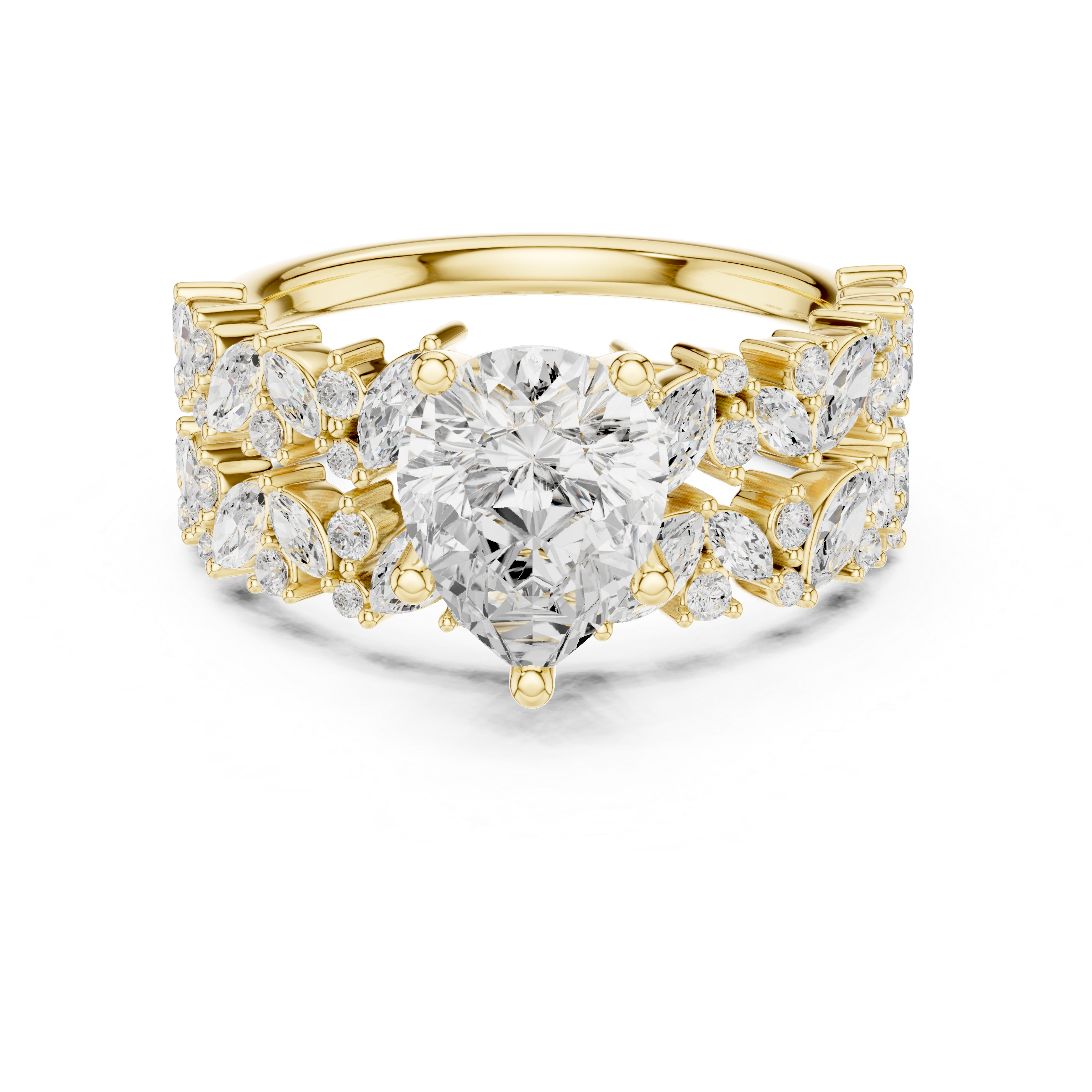 Modern open ring featuring adjustable dual-end design.