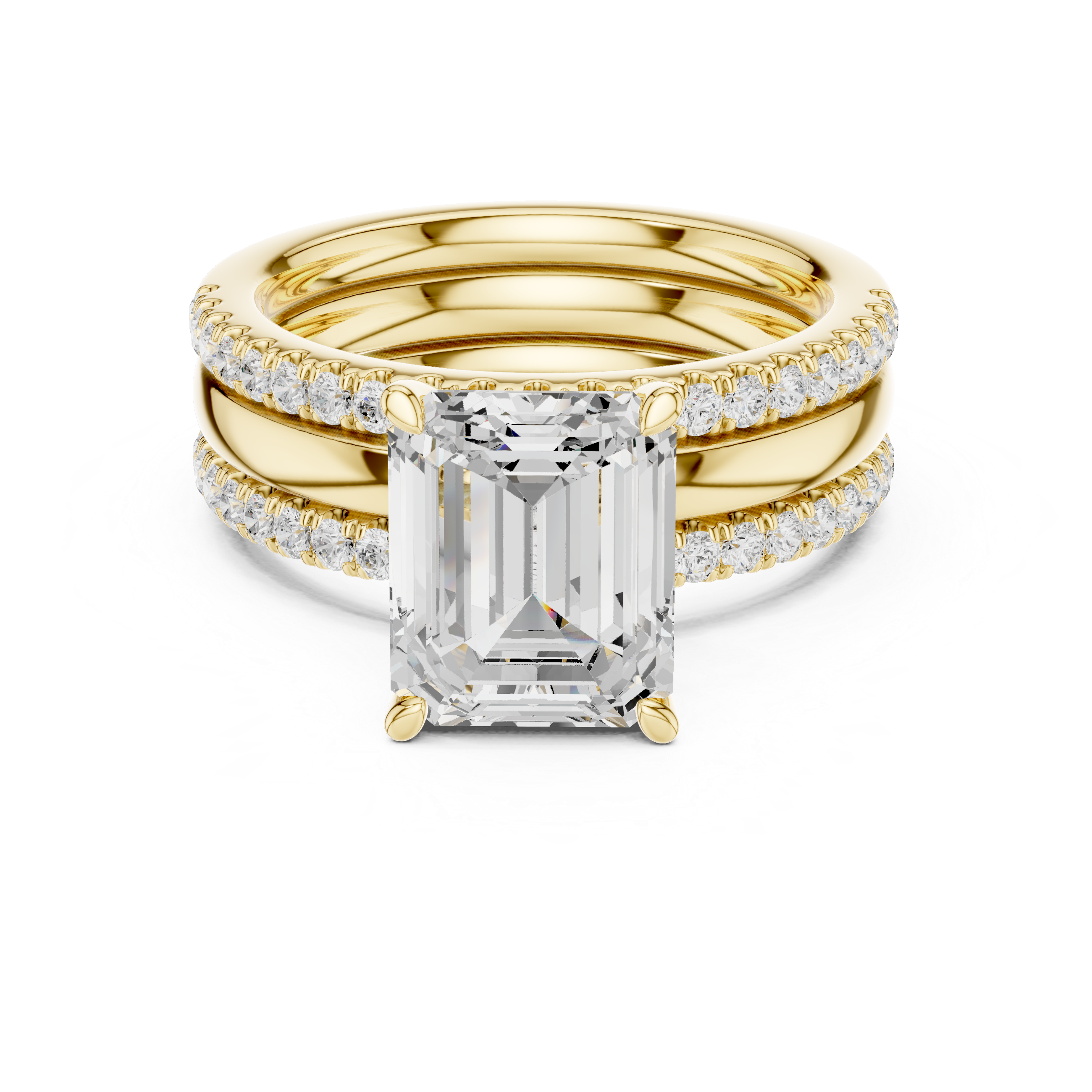 Luxury diamond stud earrings featuring brilliant-cut stones.