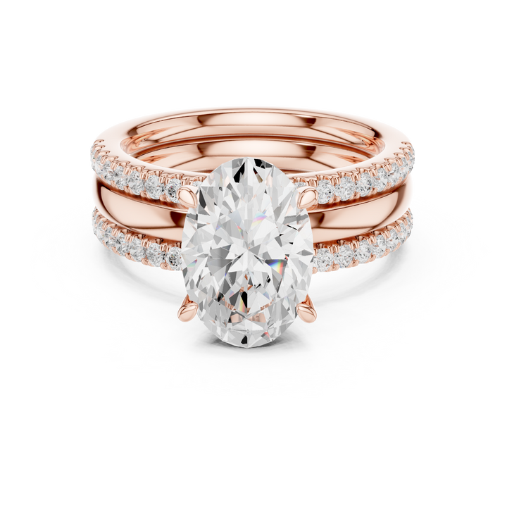 Elegant princess-cut diamond engagement ring with brilliant center stone and slim polished gold band.