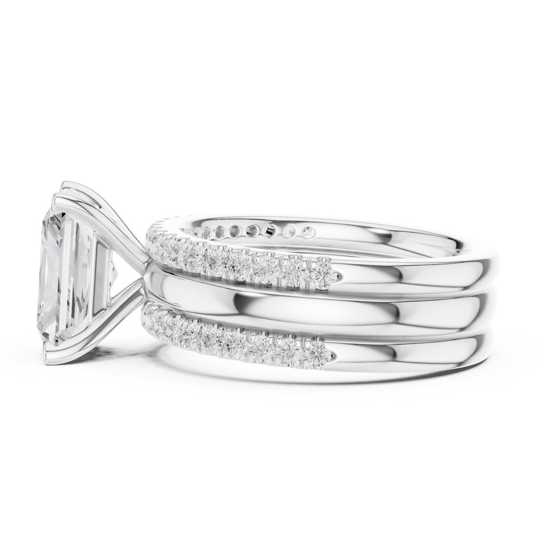 Stylish braided bracelet crafted with twisted metal strands.