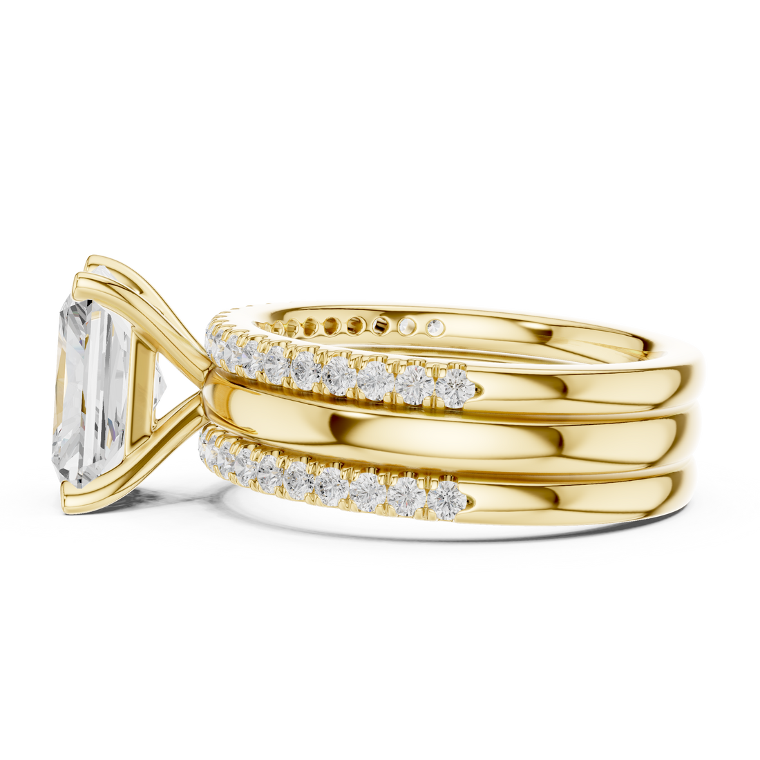 Luxury gemstone bracelet featuring alternating colored stones.