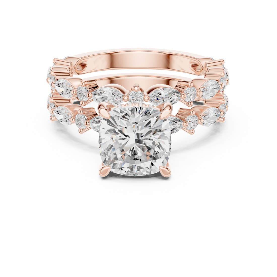 Designer diamond link bracelet with sparkling stone accents.