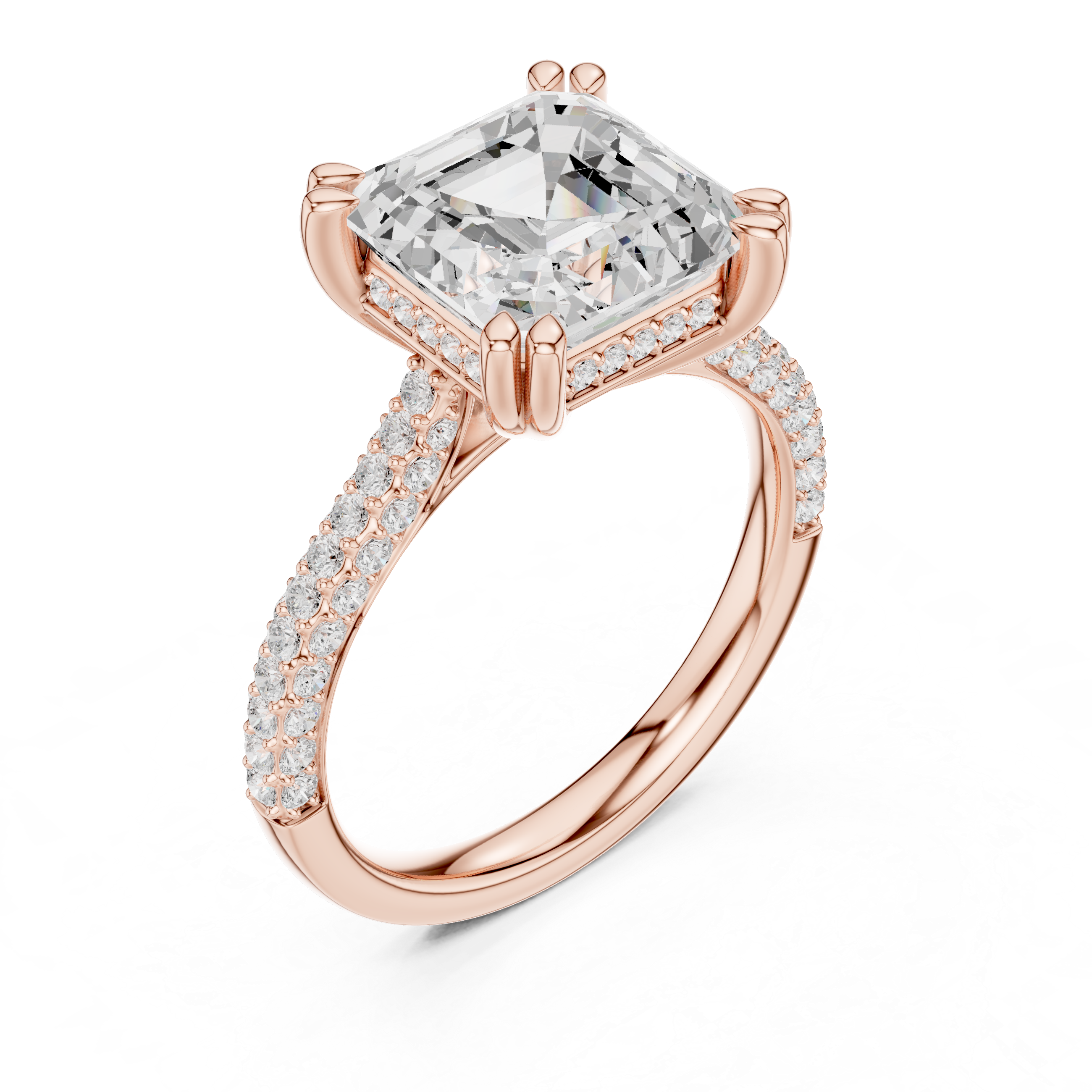 Elegant nose pin featuring tiny solitaire diamond in sleek gold mount.