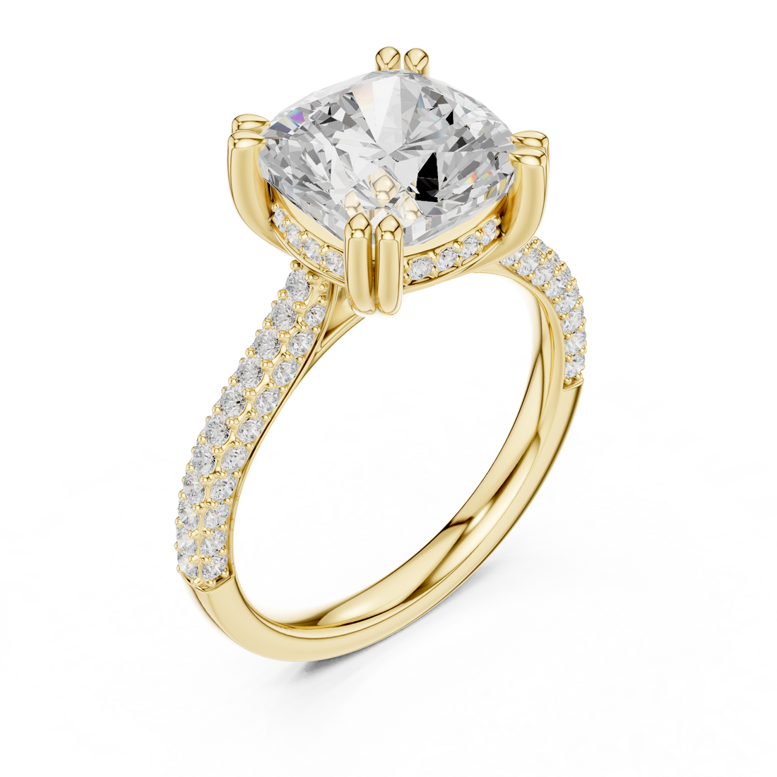 Classic floral brooch featuring detailed petal shapes and polished finish.