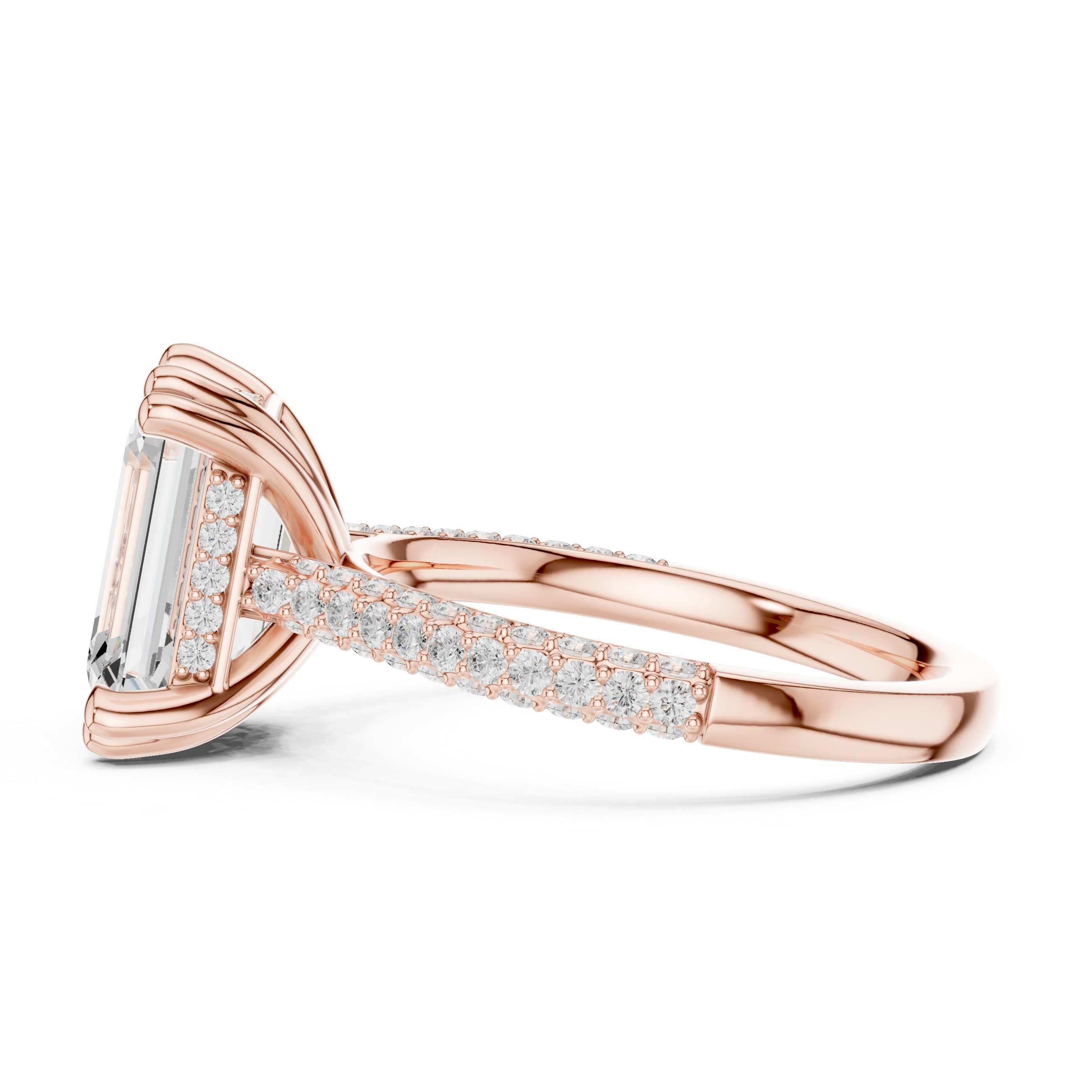 Designer baby ring featuring adjustable band and smooth edges.