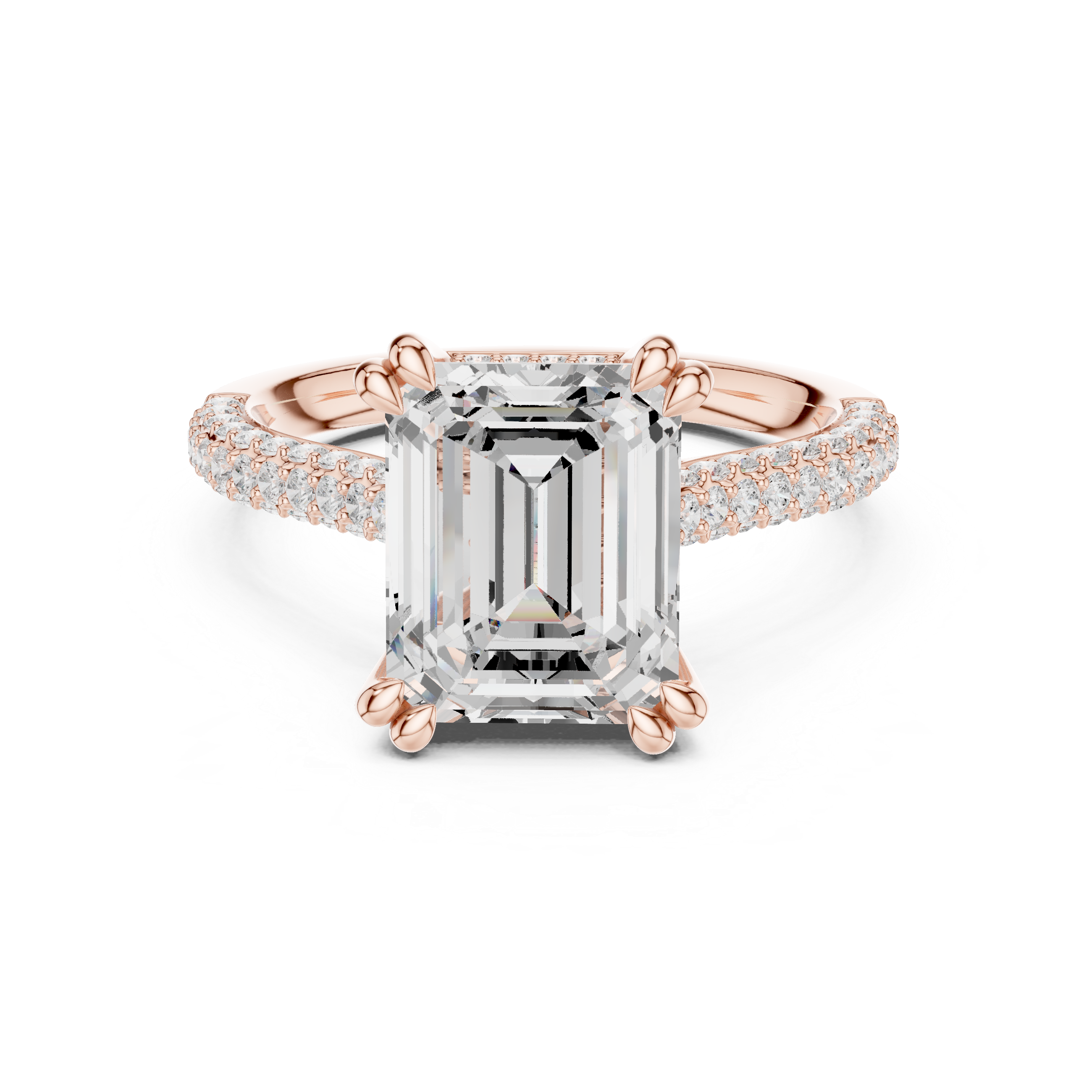 Designer men's gemstone ring featuring bold rectangular stone centerpiece.