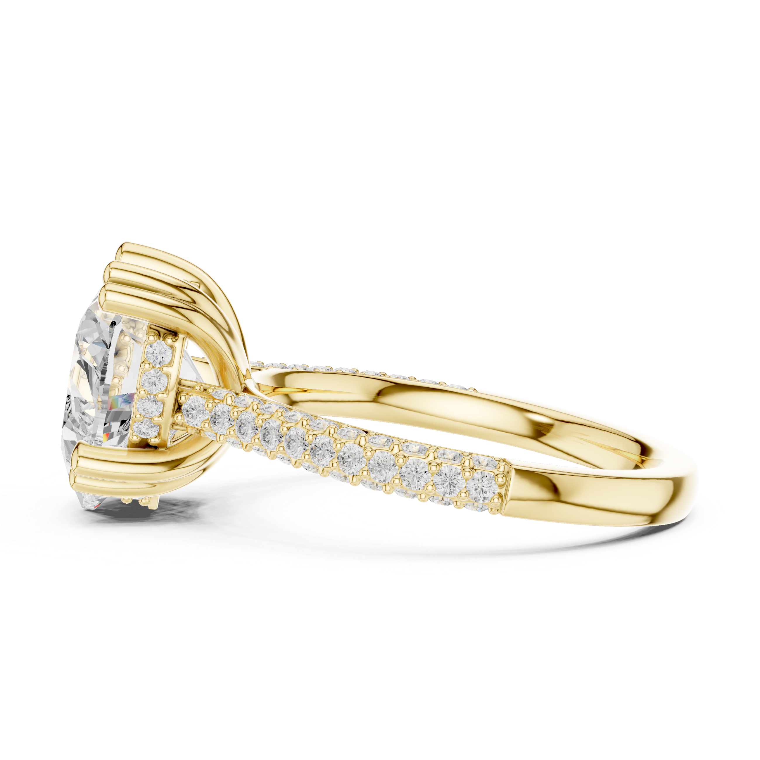 Luxury fashion Round Brilliant Cut Diamond Solitaire Pendant Necklace in Four Prong Setting curated for exclusive jewelry collections