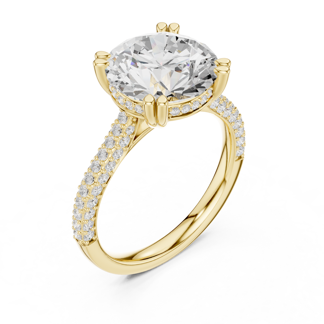 Sparkling featuring intricate diamond detail and fine finish