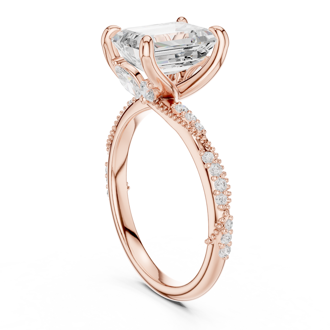 Elegant Round Cut Diamond Solitaire Pendant Necklace in Four Prong Setting handcrafted jewelry for a sophisticated luxury look