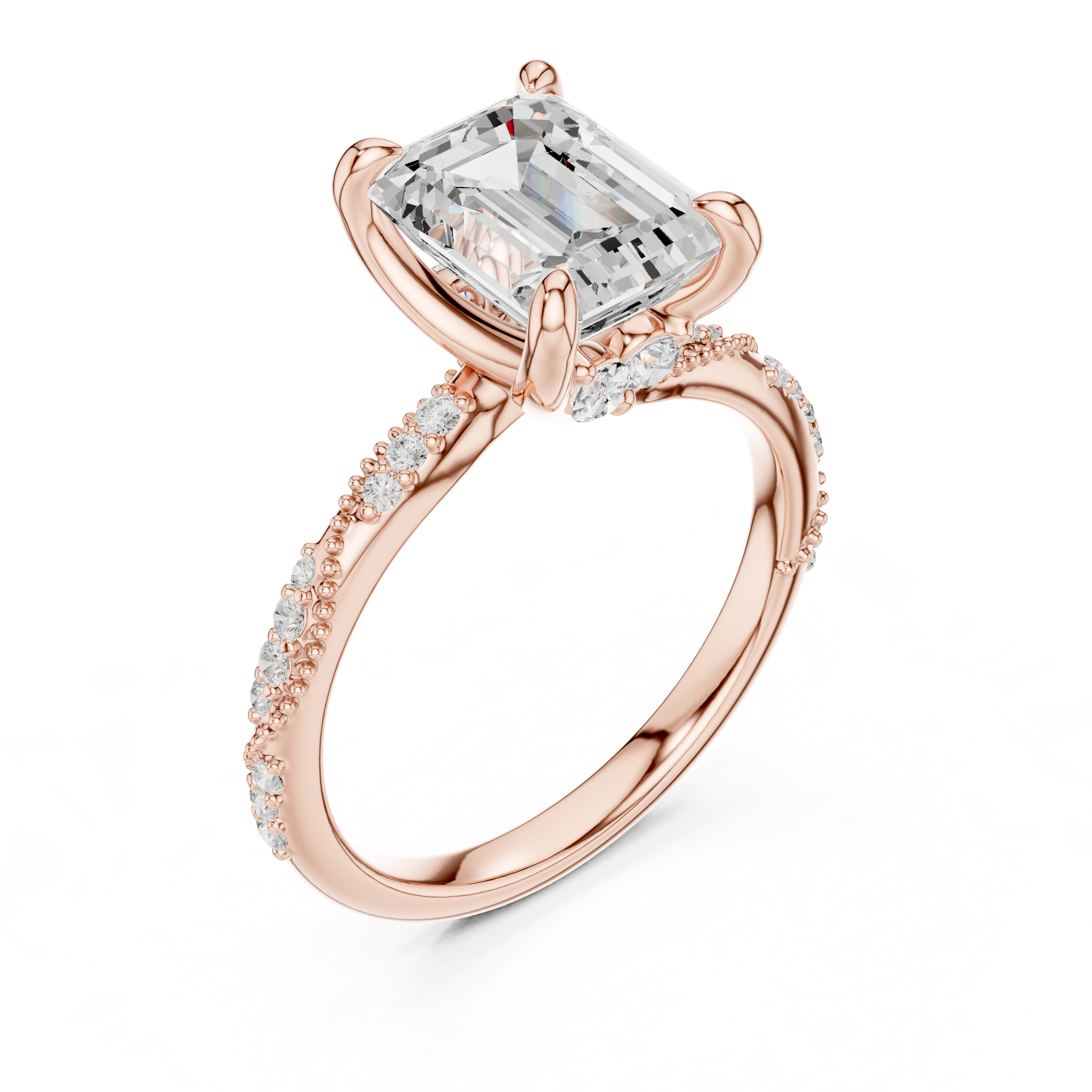 Sparkling featuring intricate diamond detail and fine finish