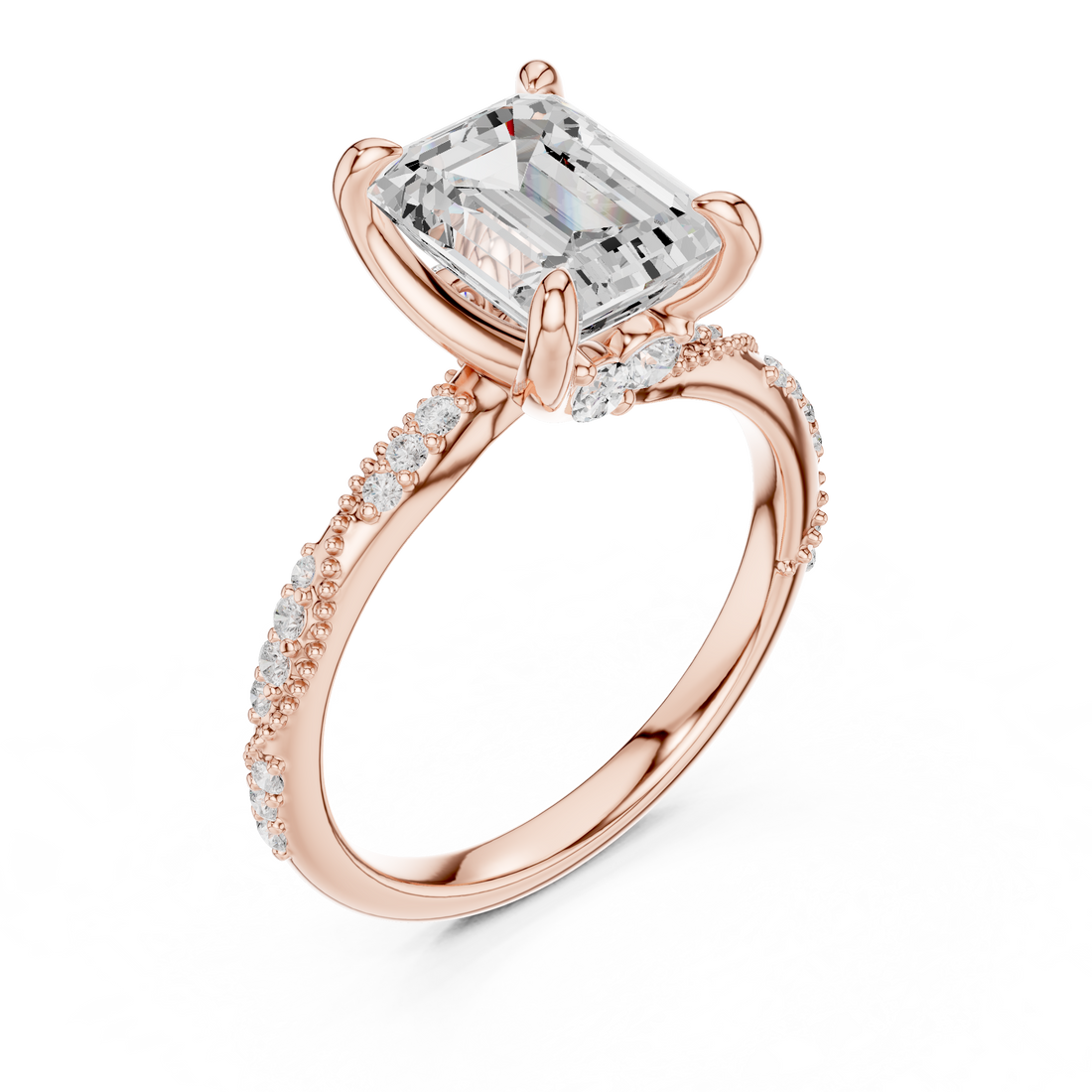 Sparkling featuring intricate diamond detail and fine finish