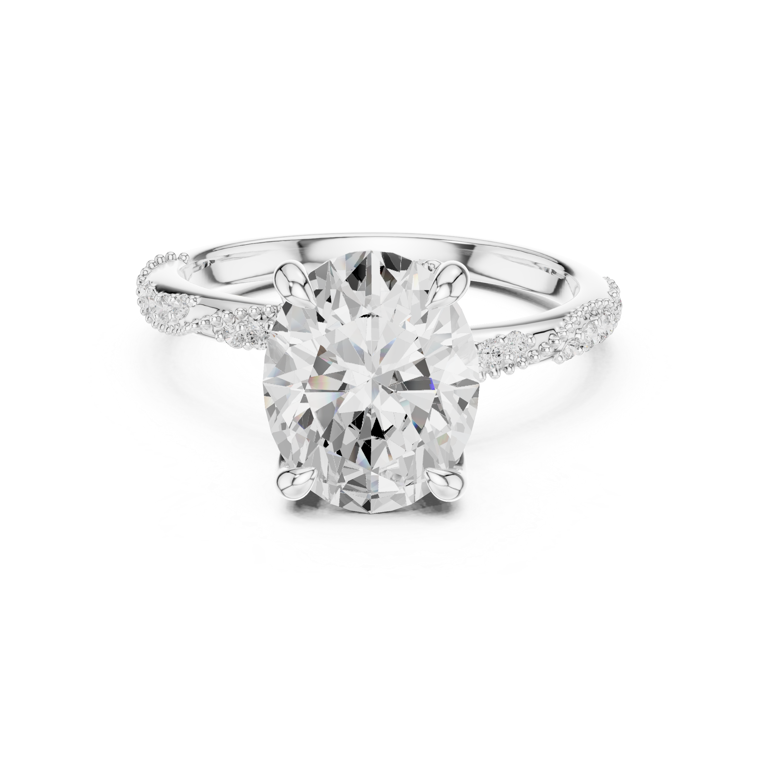 Sparkling featuring intricate diamond detail and fine finish