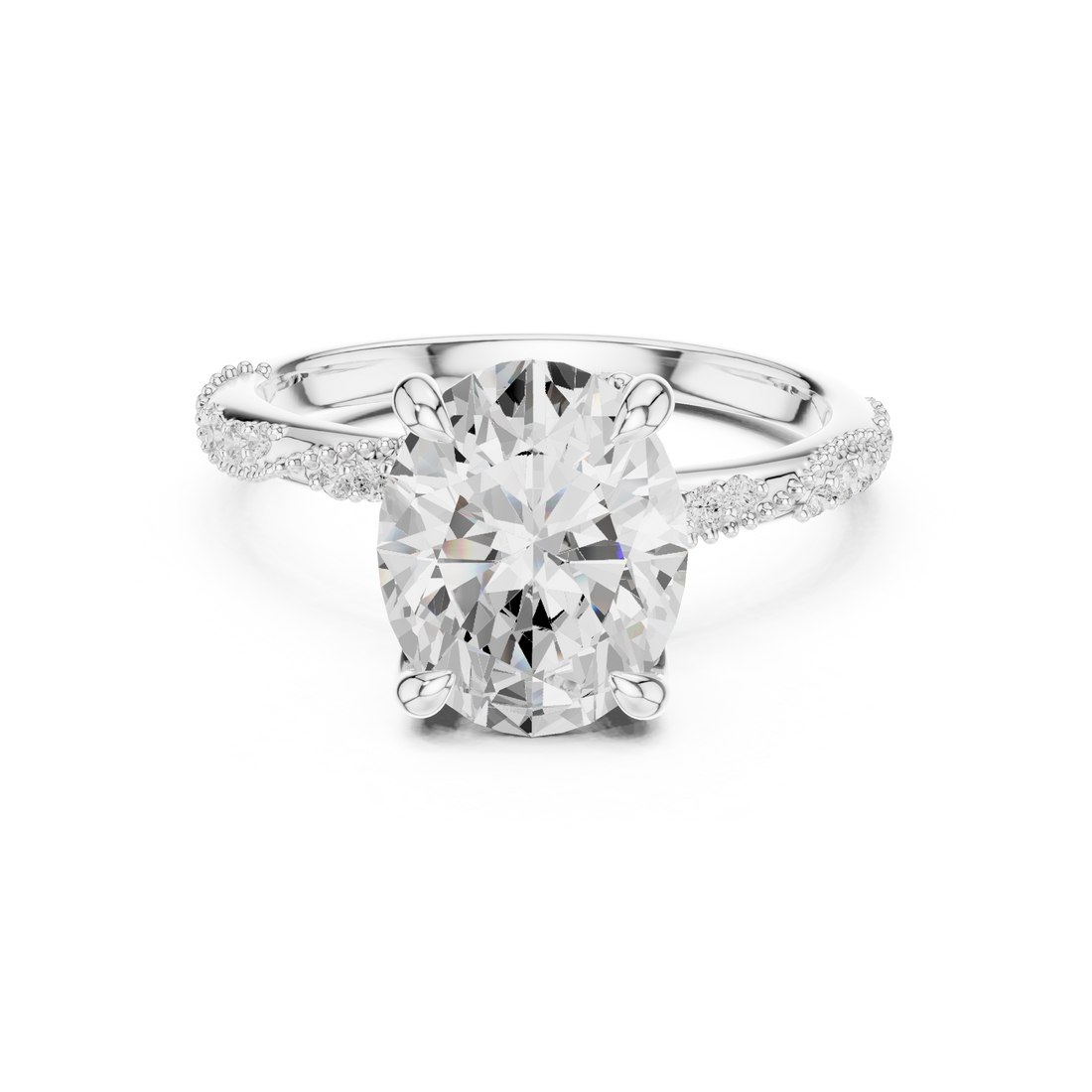 Sparkling featuring intricate diamond detail and fine finish