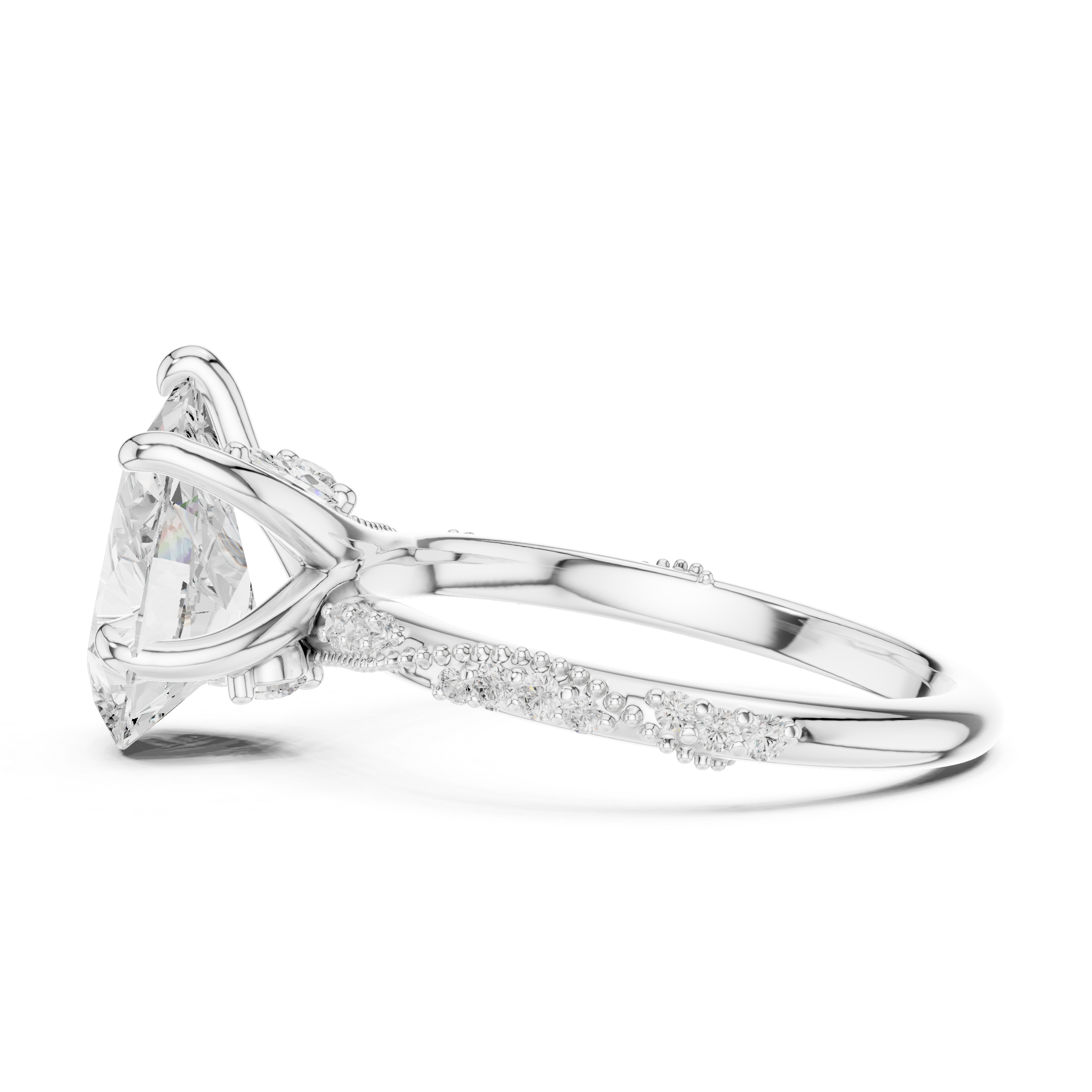 Luxury fashion Round Brilliant Cut Diamond Solitaire Pendant Necklace in Four Prong Setting curated for exclusive jewelry collections