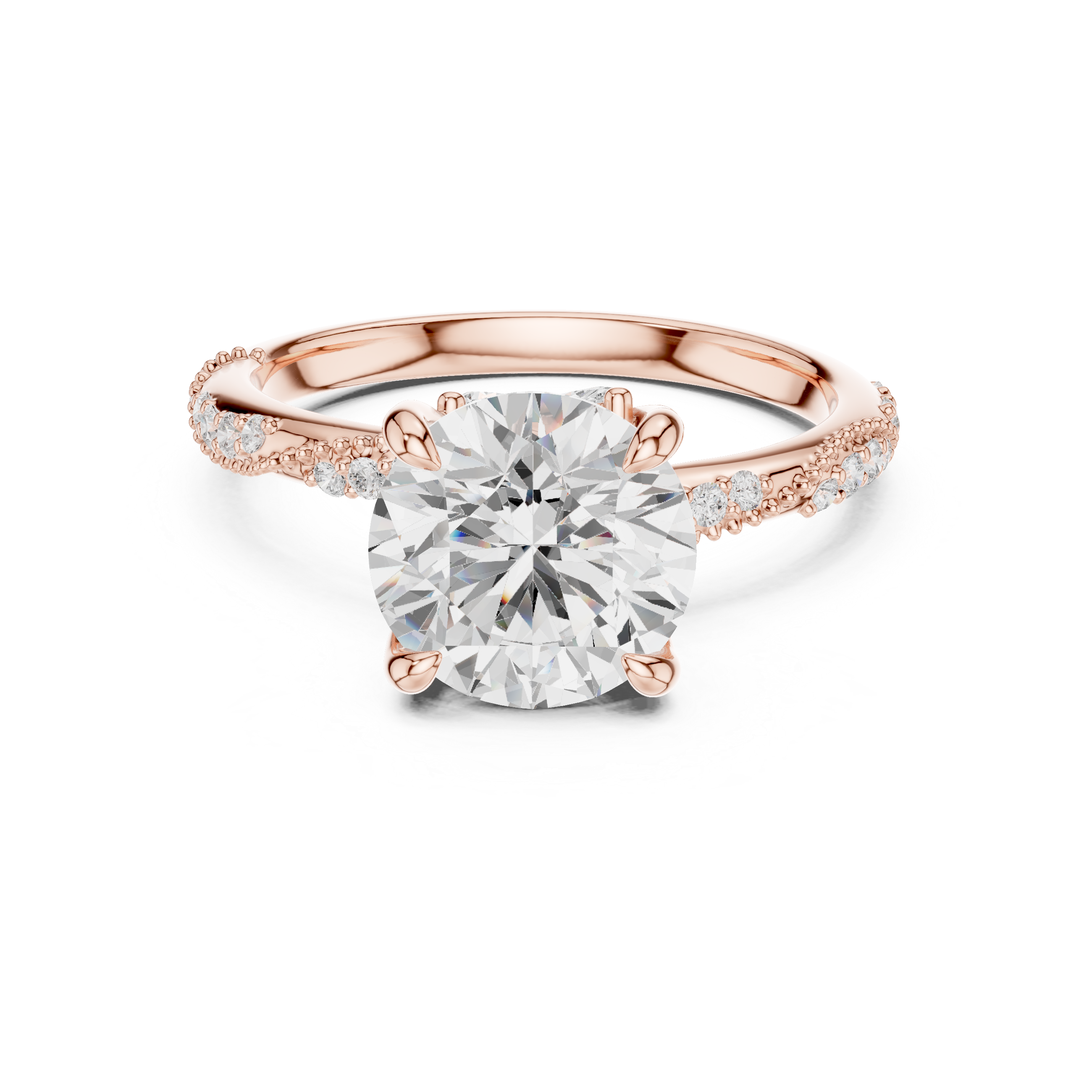 Sparkling featuring intricate diamond detail and fine finish