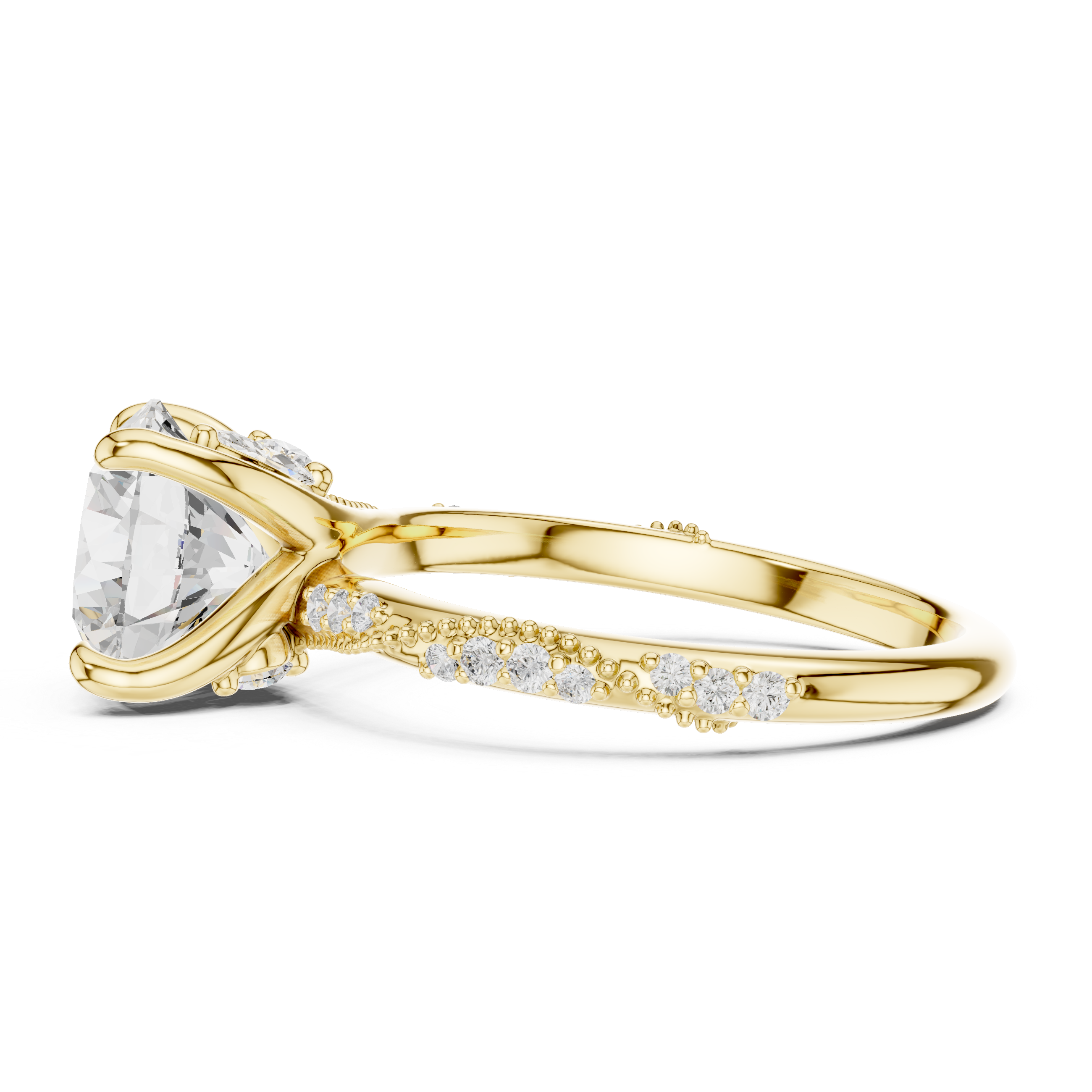 Stunning with premium high-quality finish and brilliant sparkling diamonds