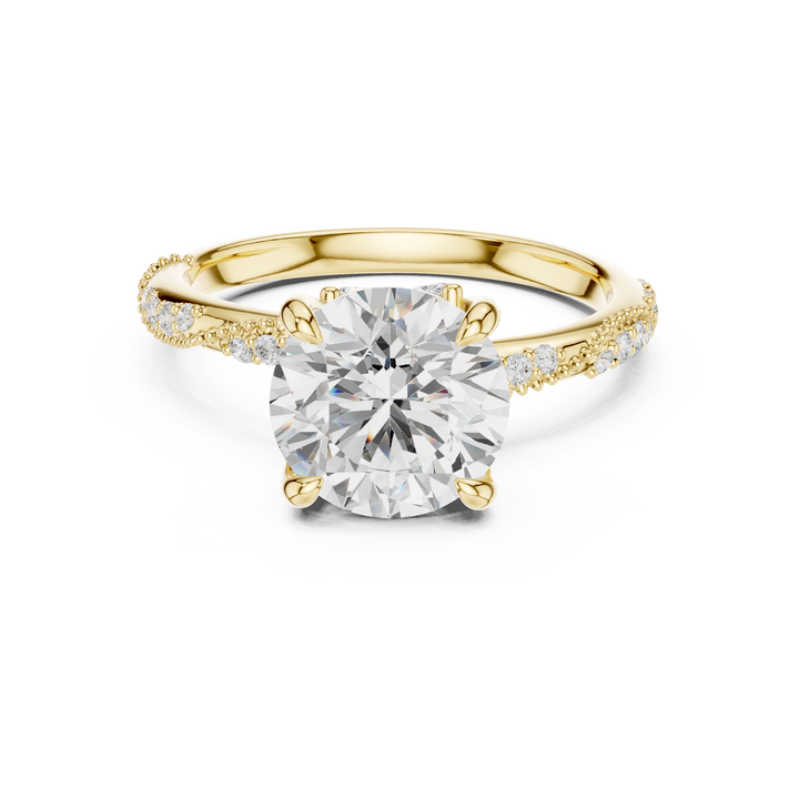 Luxury fashion Round Brilliant Cut Diamond Solitaire Pendant Necklace in Four Prong Setting curated for exclusive jewelry collections