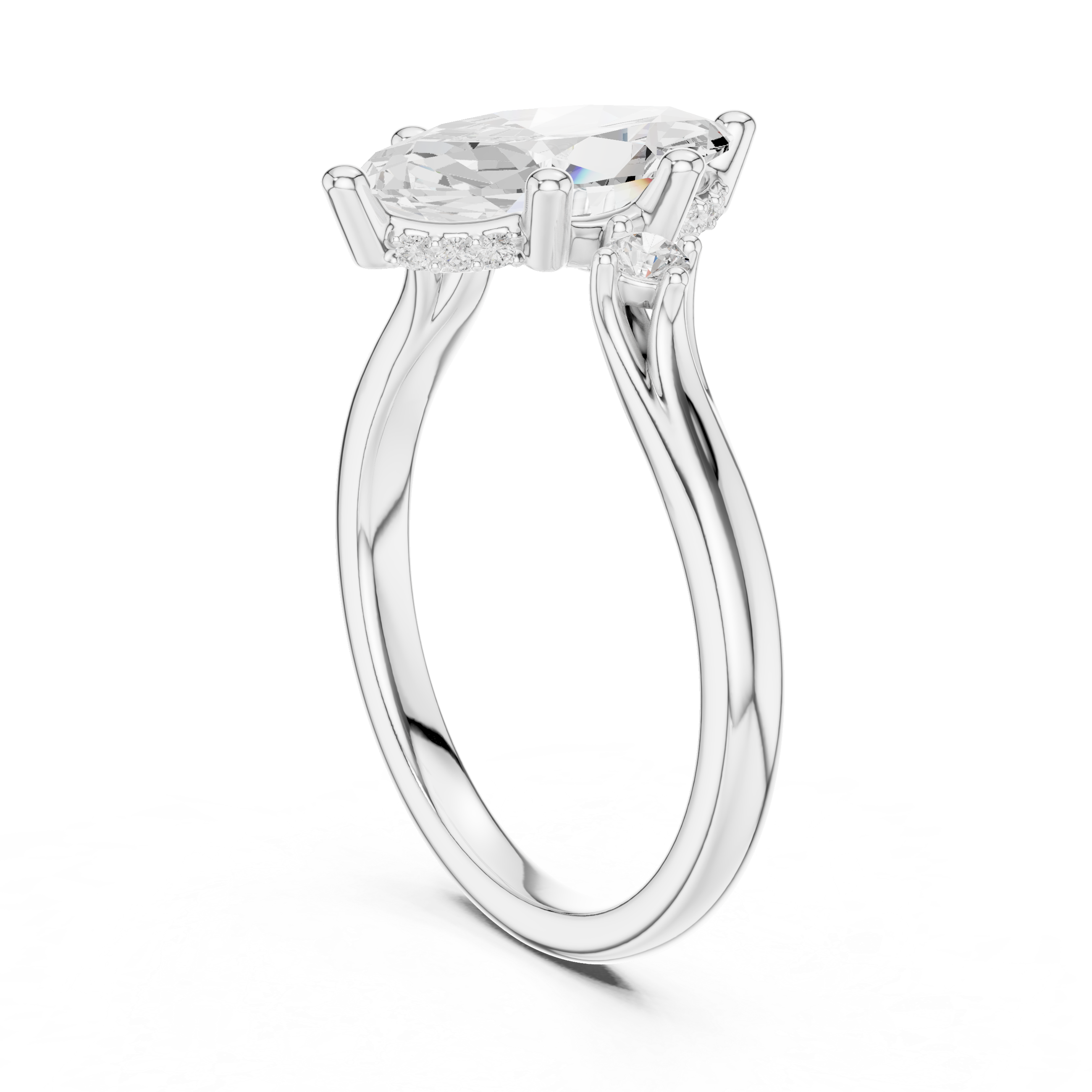 Sleek Round Brilliant Cut Diamond Solitaire Pendant Necklace perfect for both casual and formal styling