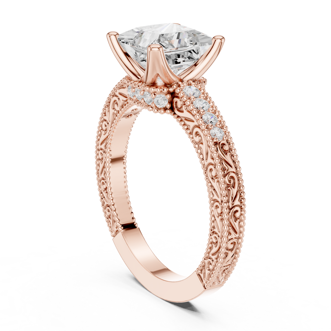 Sparkling featuring intricate diamond detail and fine finish