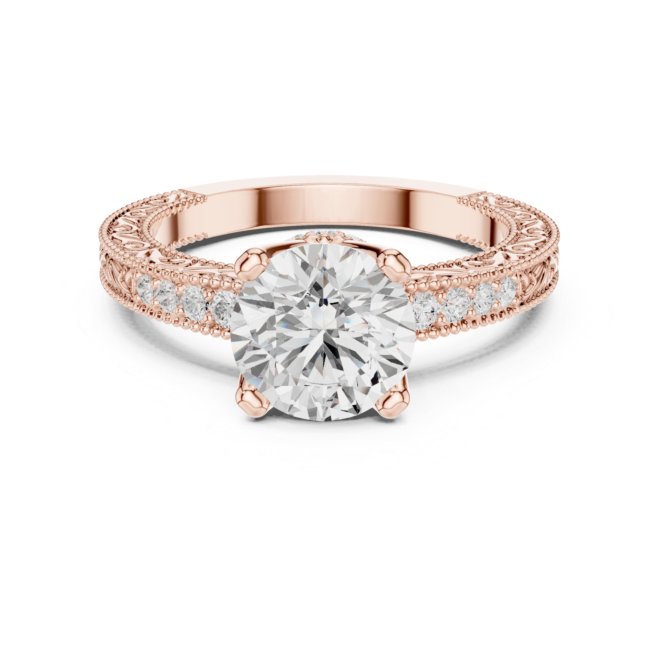 Sleek Round Brilliant Cut Diamond Solitaire Pendant Necklace perfect for both casual and formal styling