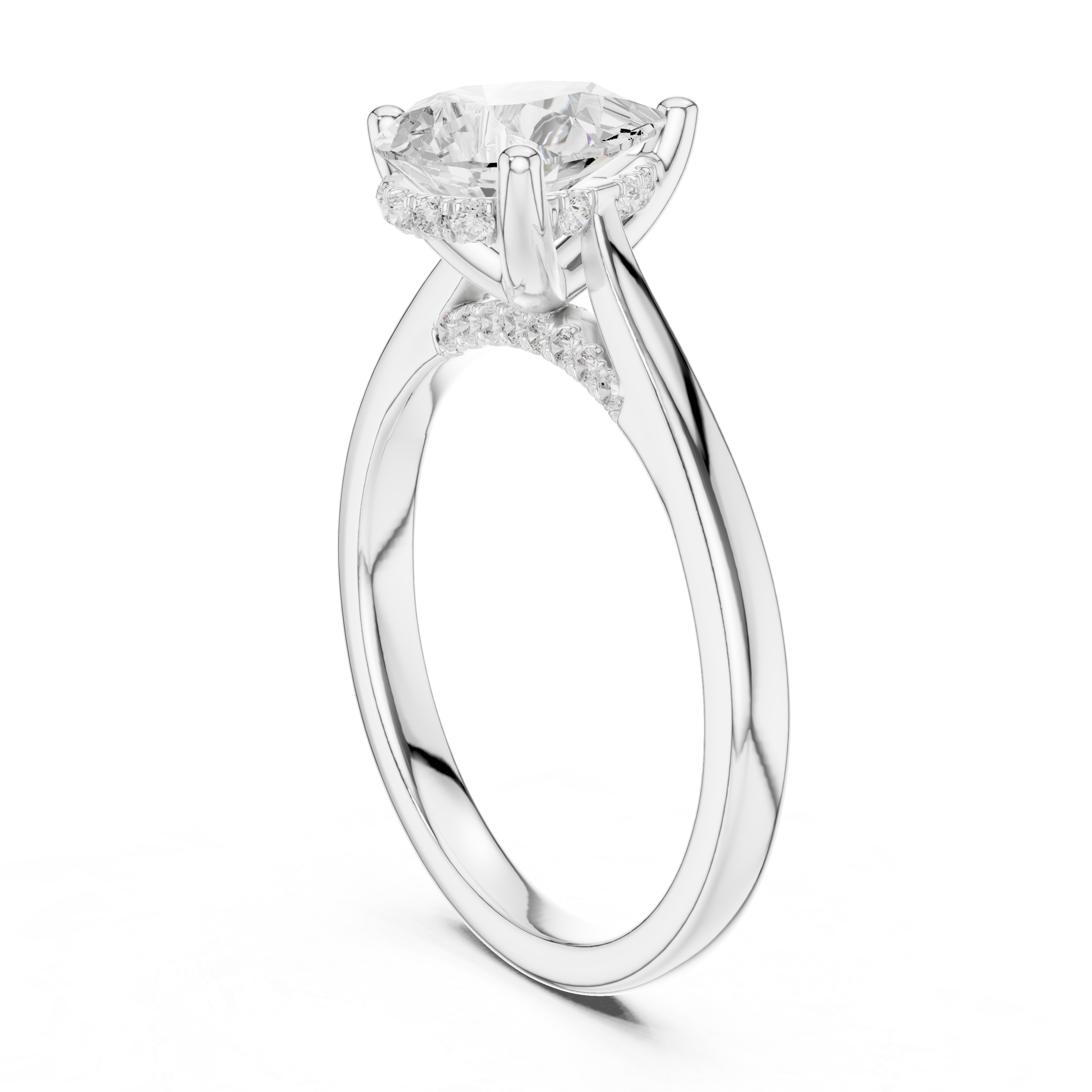 Sparkling featuring intricate diamond detail and fine finish