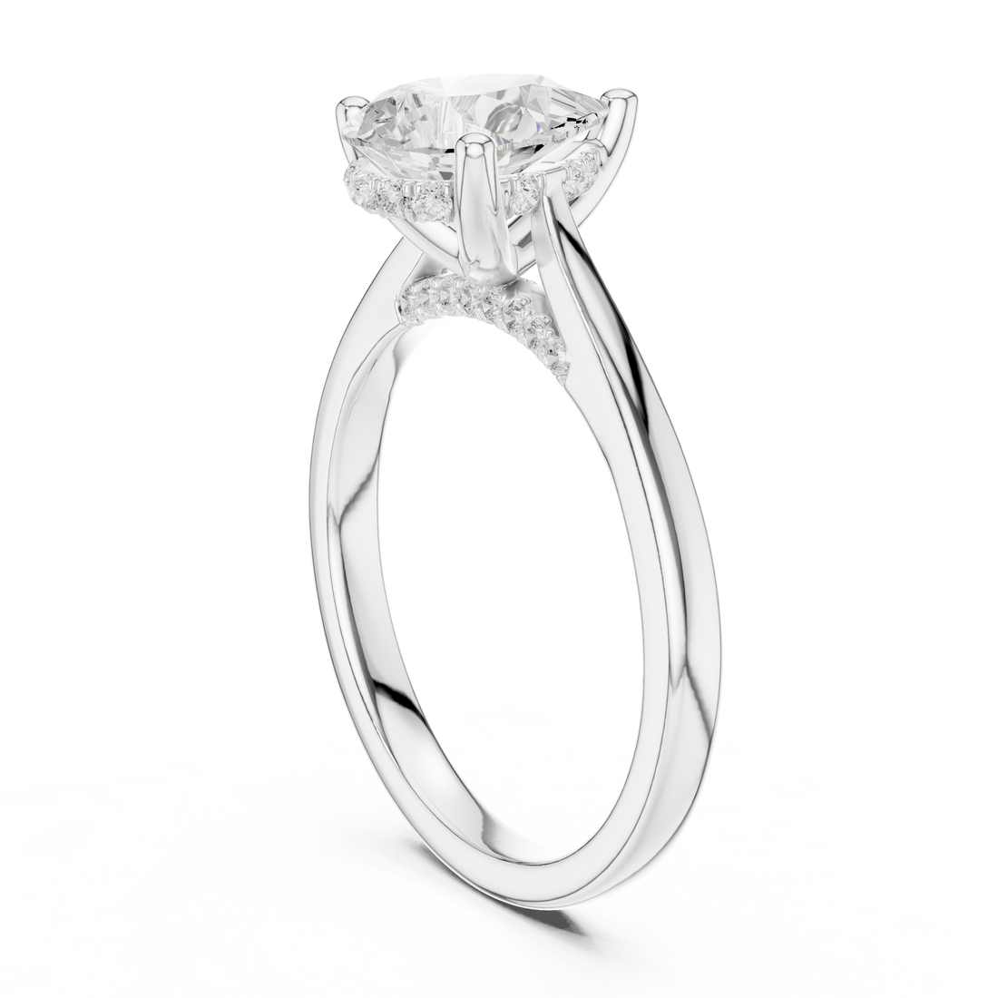 Sparkling featuring intricate diamond detail and fine finish