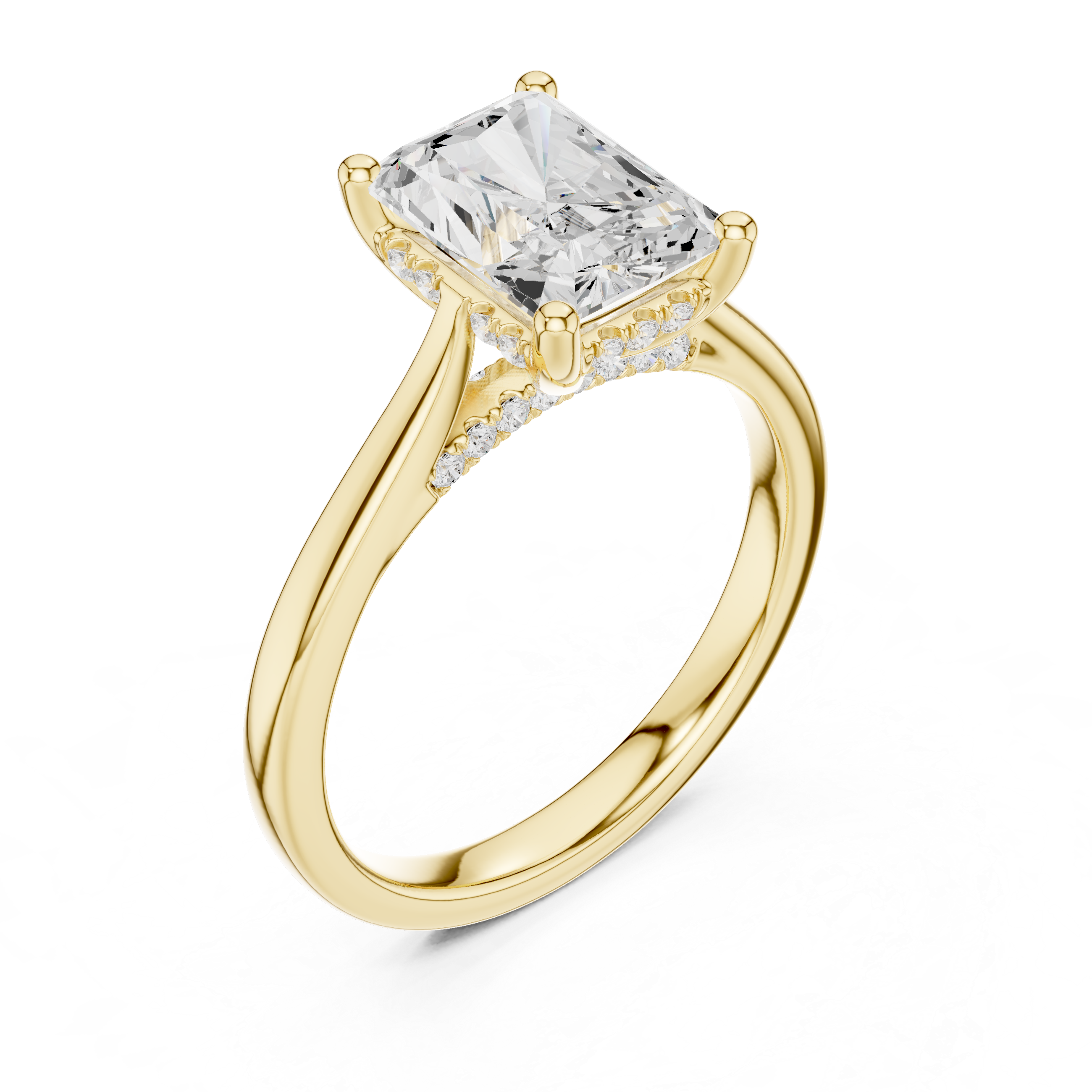 Sparkling featuring intricate diamond detail and fine finish
