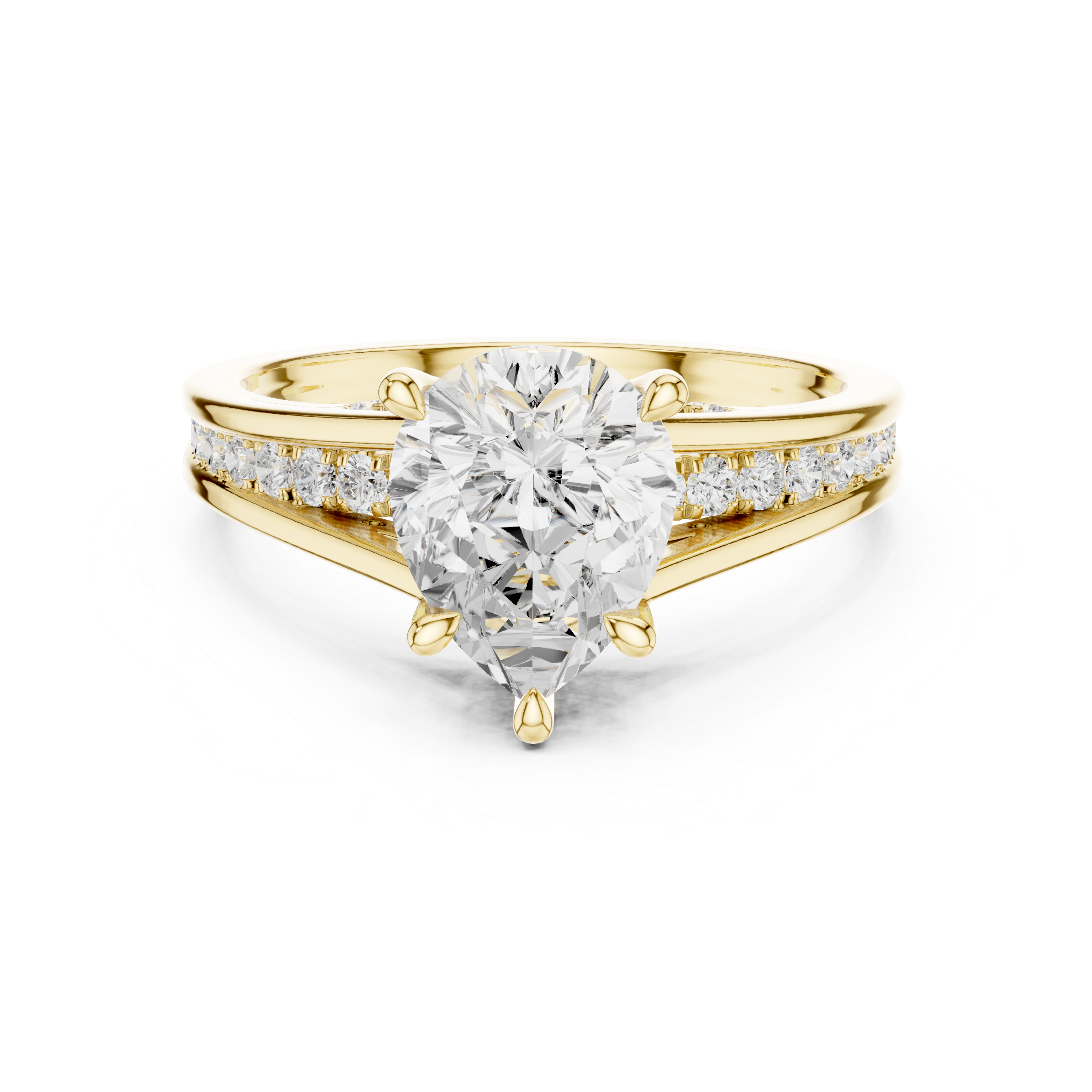 Elegant Round Cut Diamond Solitaire Pendant Necklace in Four Prong Setting handcrafted jewelry for a sophisticated luxury look