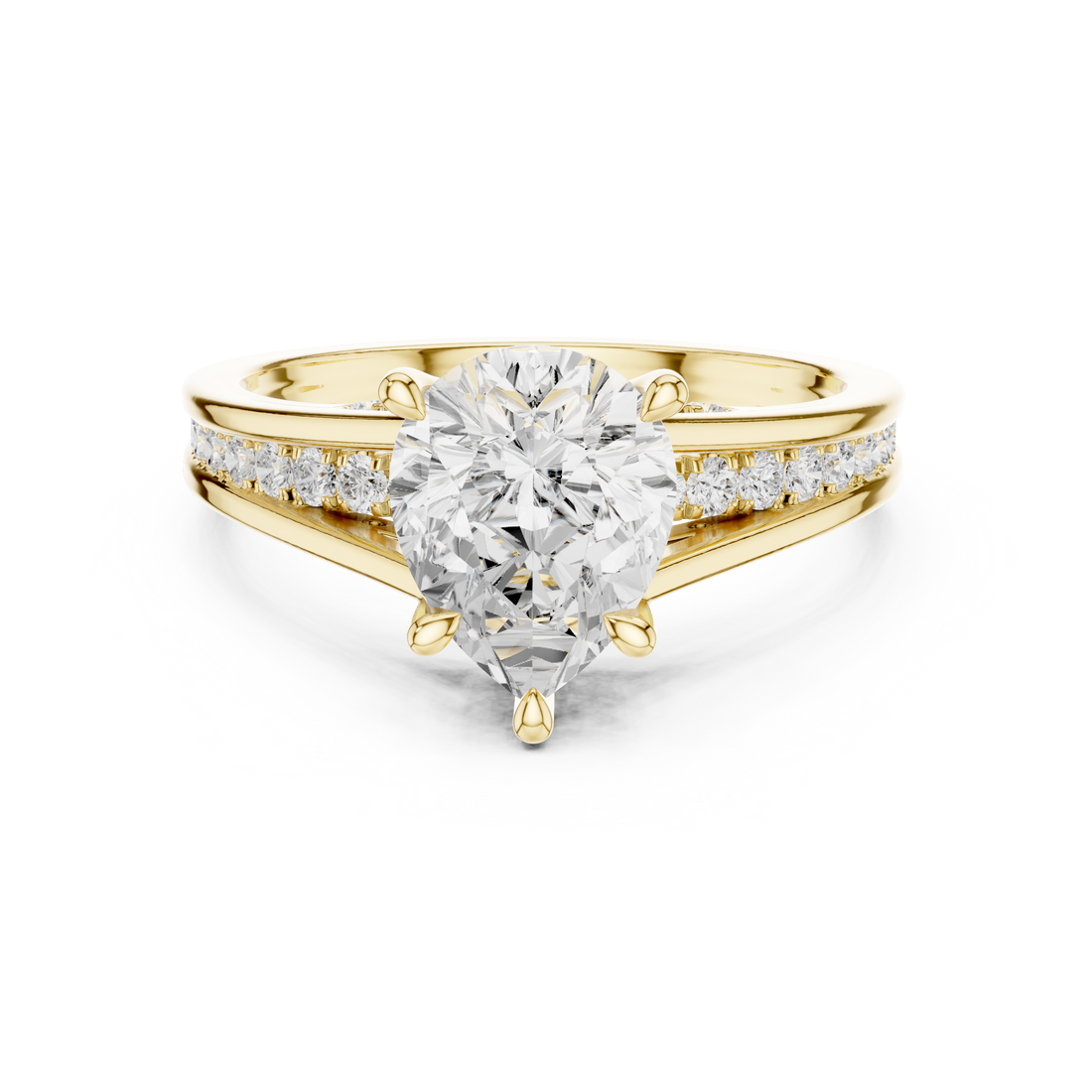 Elegant Round Cut Diamond Solitaire Pendant Necklace in Four Prong Setting handcrafted jewelry for a sophisticated luxury look
