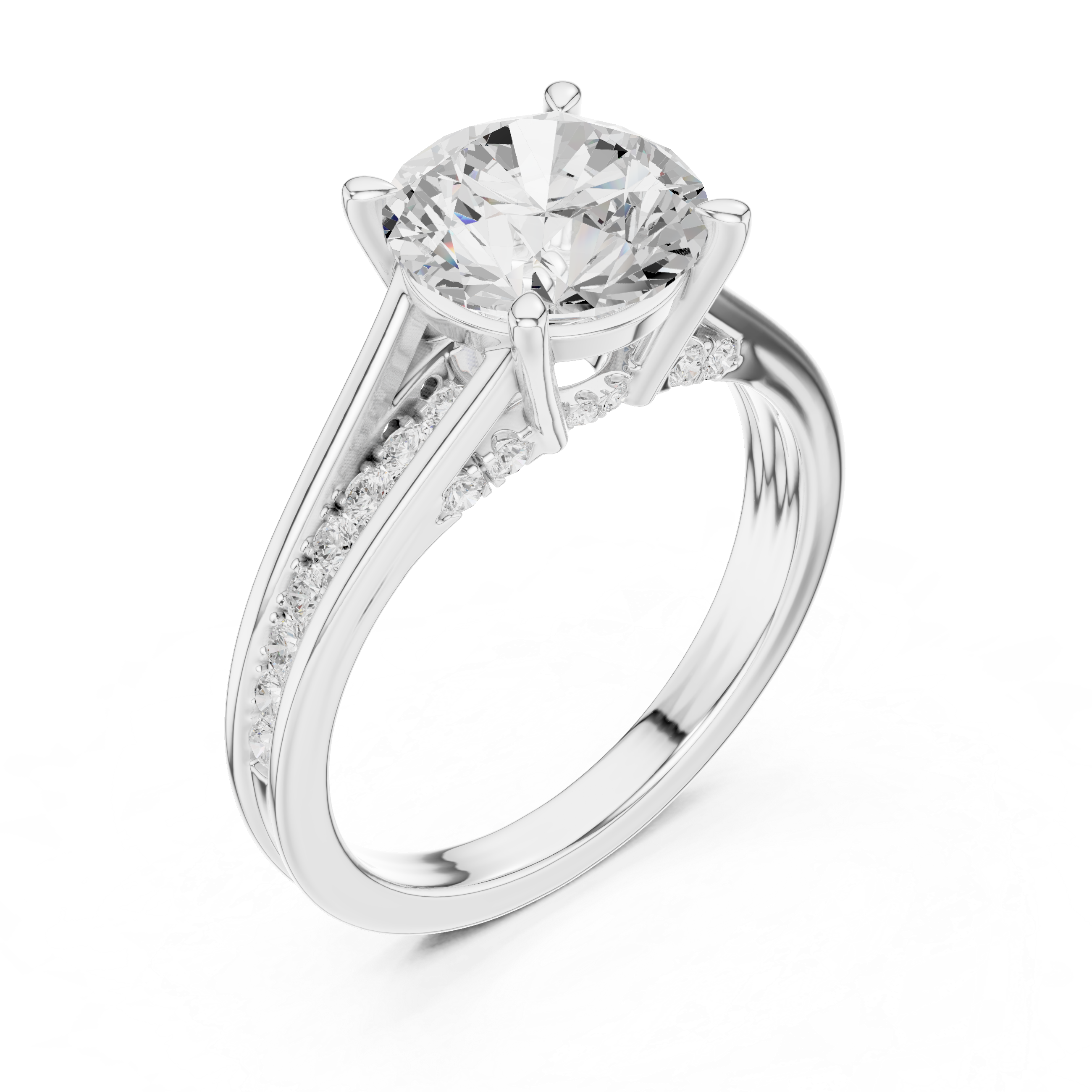 Sparkling featuring intricate diamond detail and fine finish