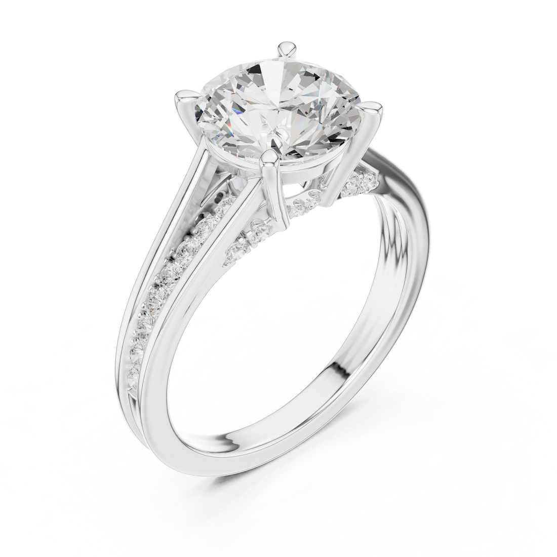 Sparkling featuring intricate diamond detail and fine finish