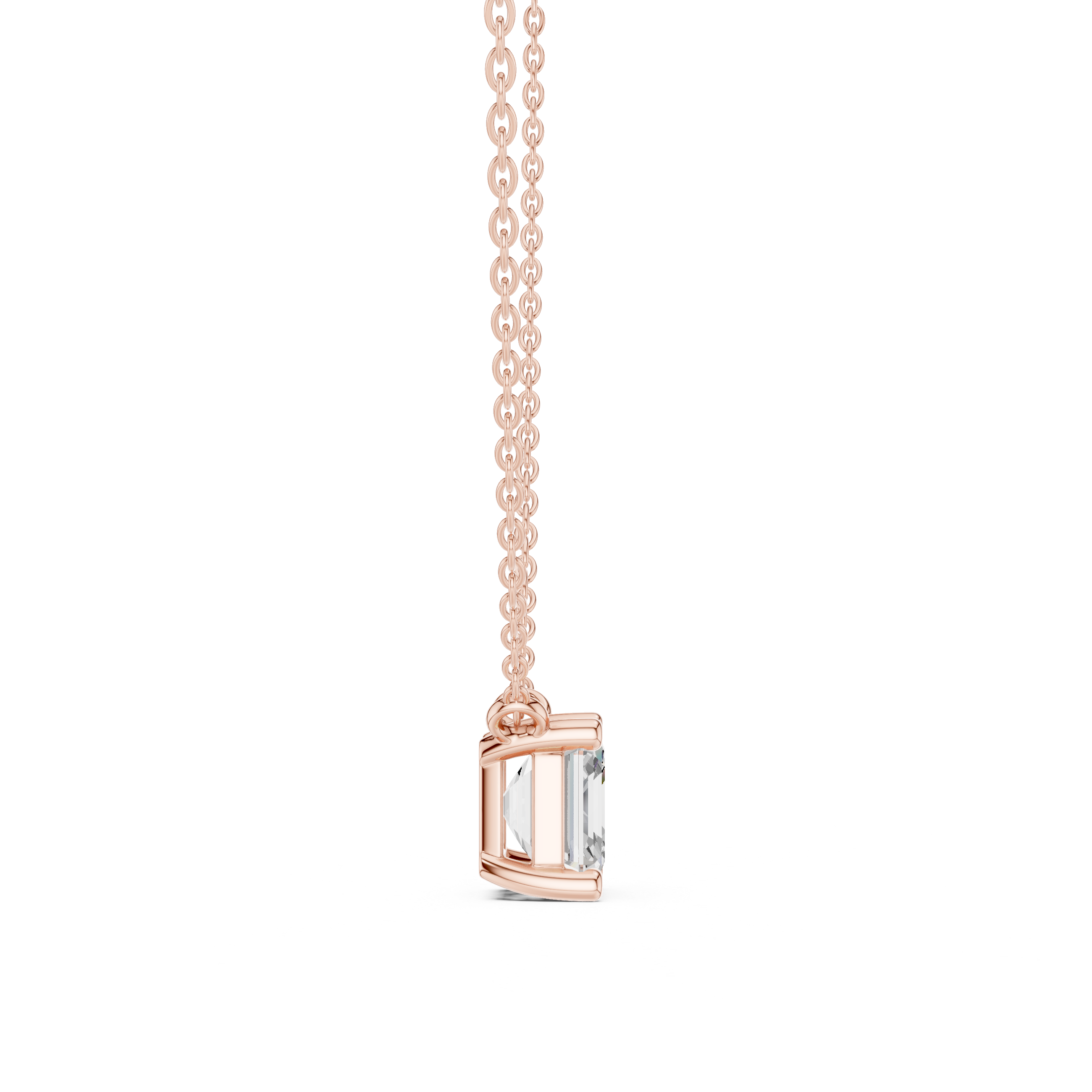 Sparkling CZ Diamond Necklace with high shine