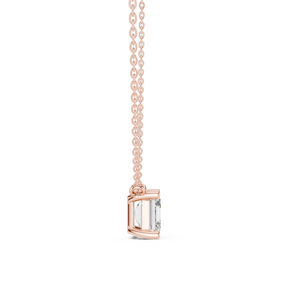 Sparkling CZ Diamond Necklace with high shine
