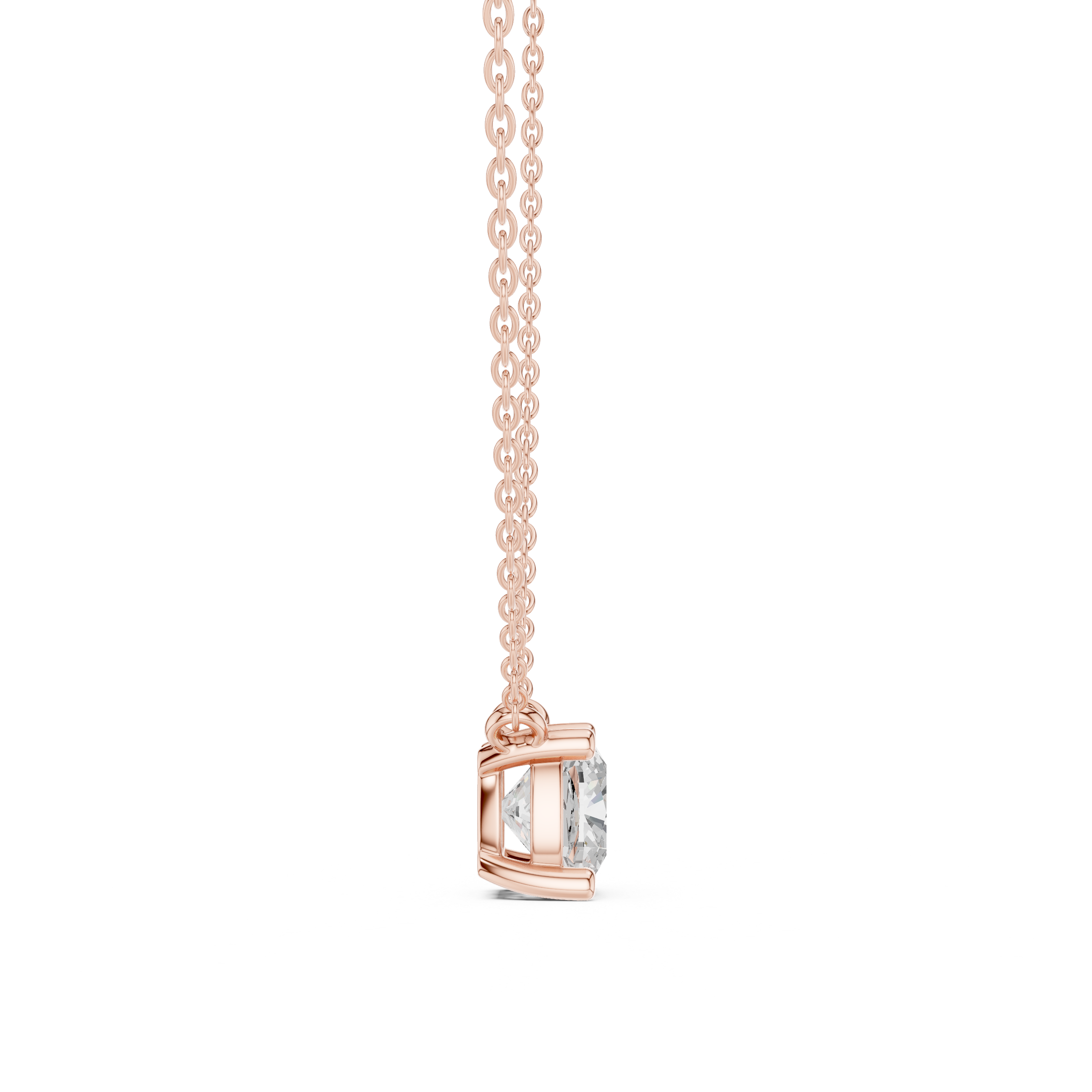 Sparkling CZ Diamond Necklace with high shine