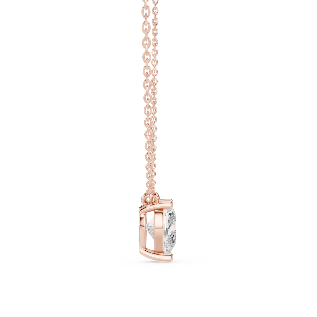 Sparkling CZ Diamond Necklace with high shine