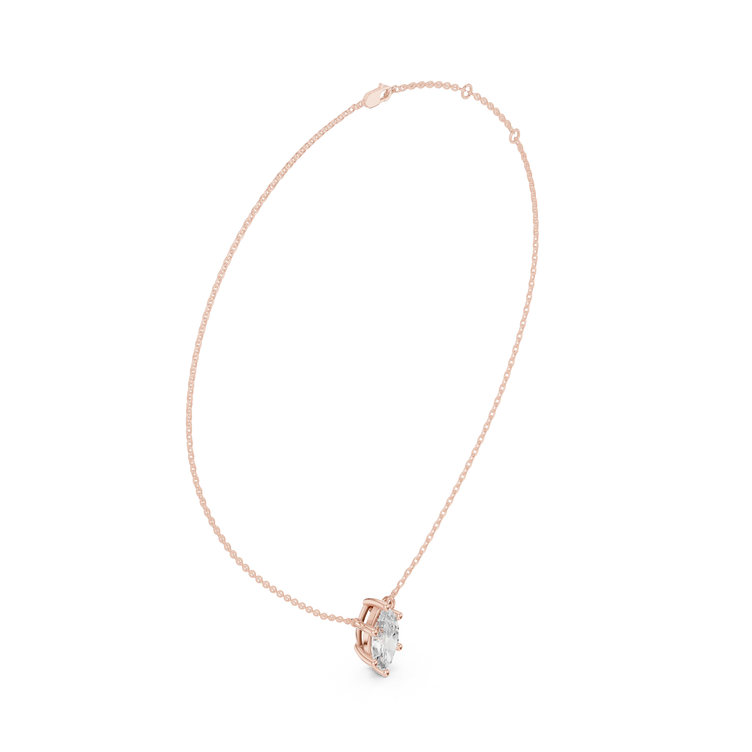 Sparkling Drop Diamond Necklace for luxury look