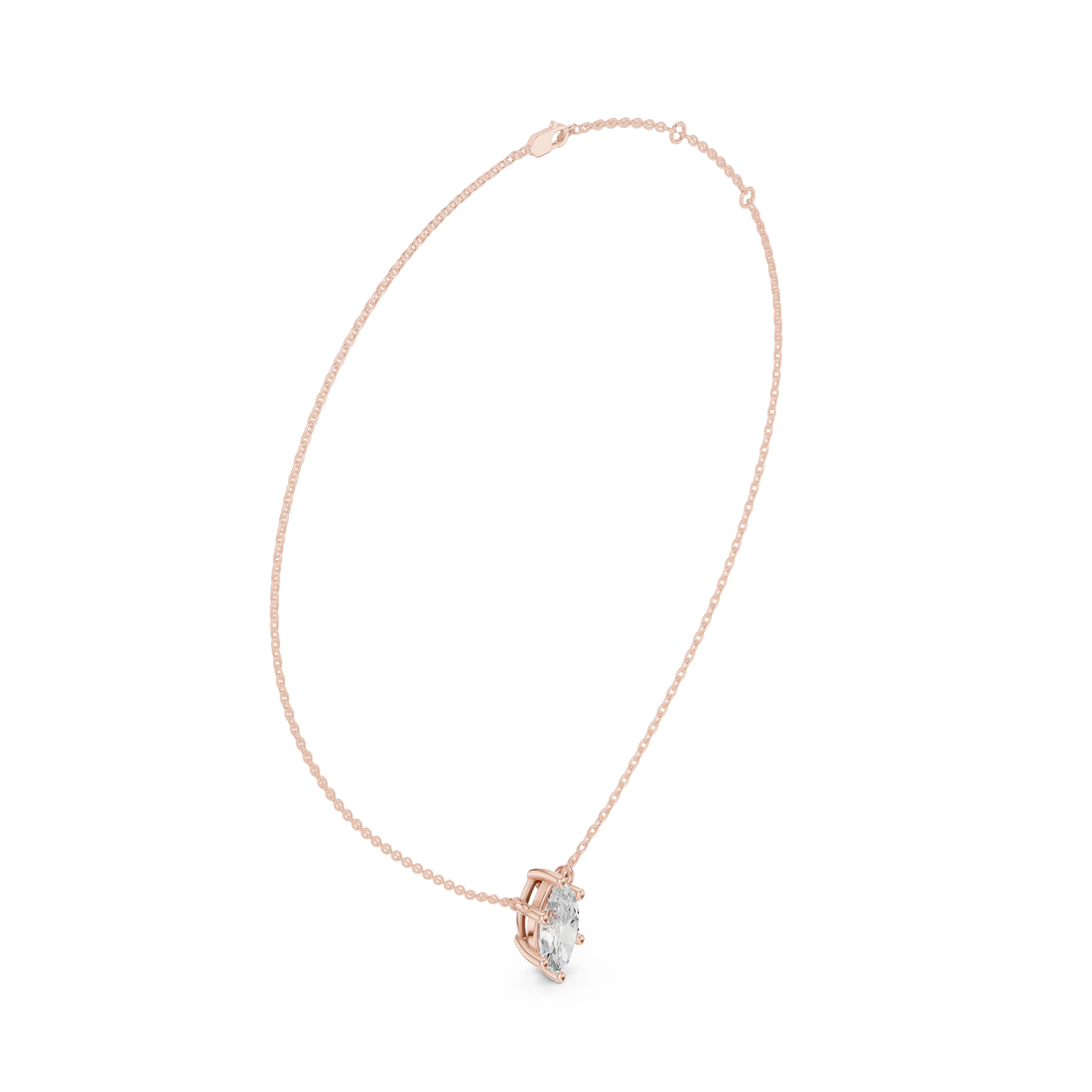 Sparkling Drop Diamond Necklace for luxury look
