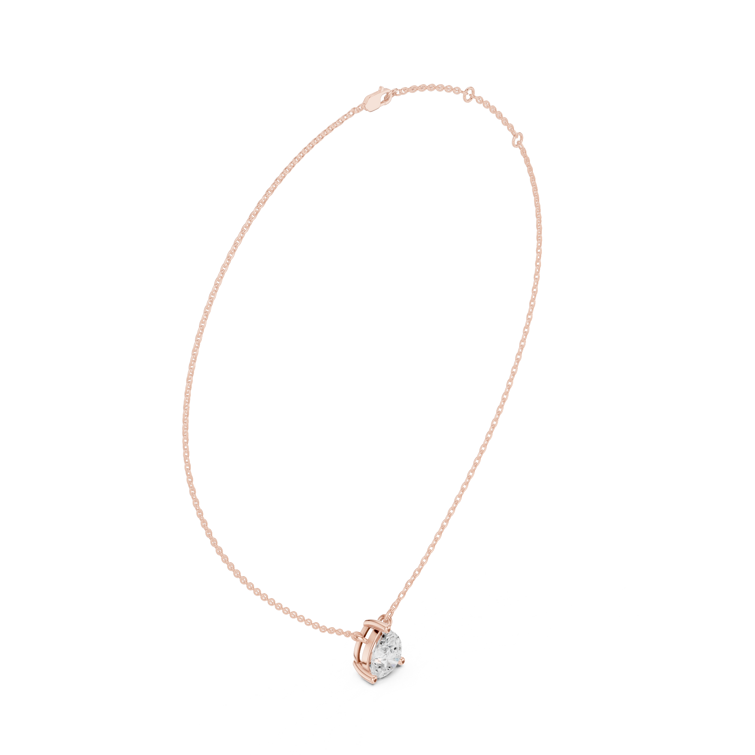 Sparkling Drop Diamond Necklace for luxury look