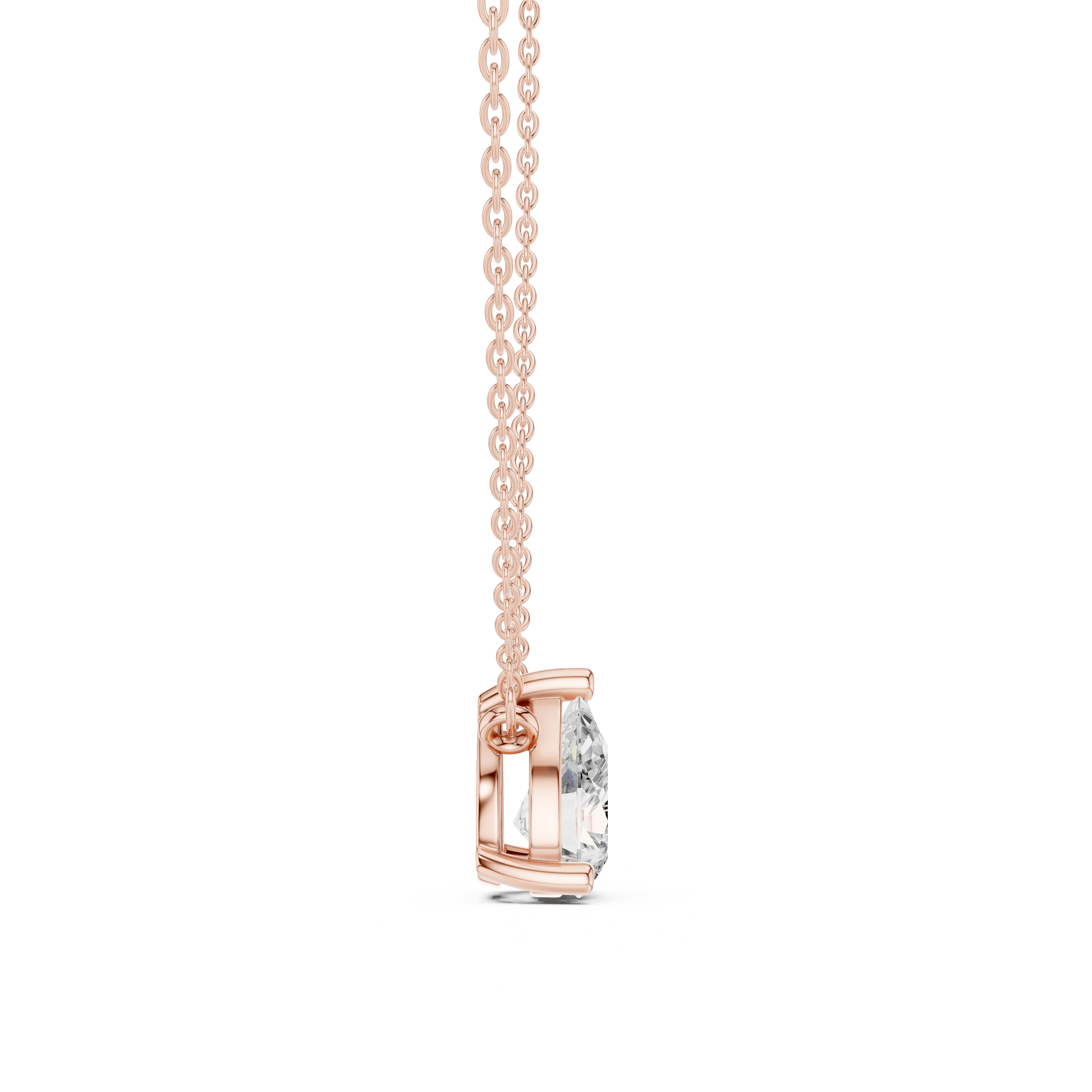 Sparkling CZ Diamond Necklace with high shine