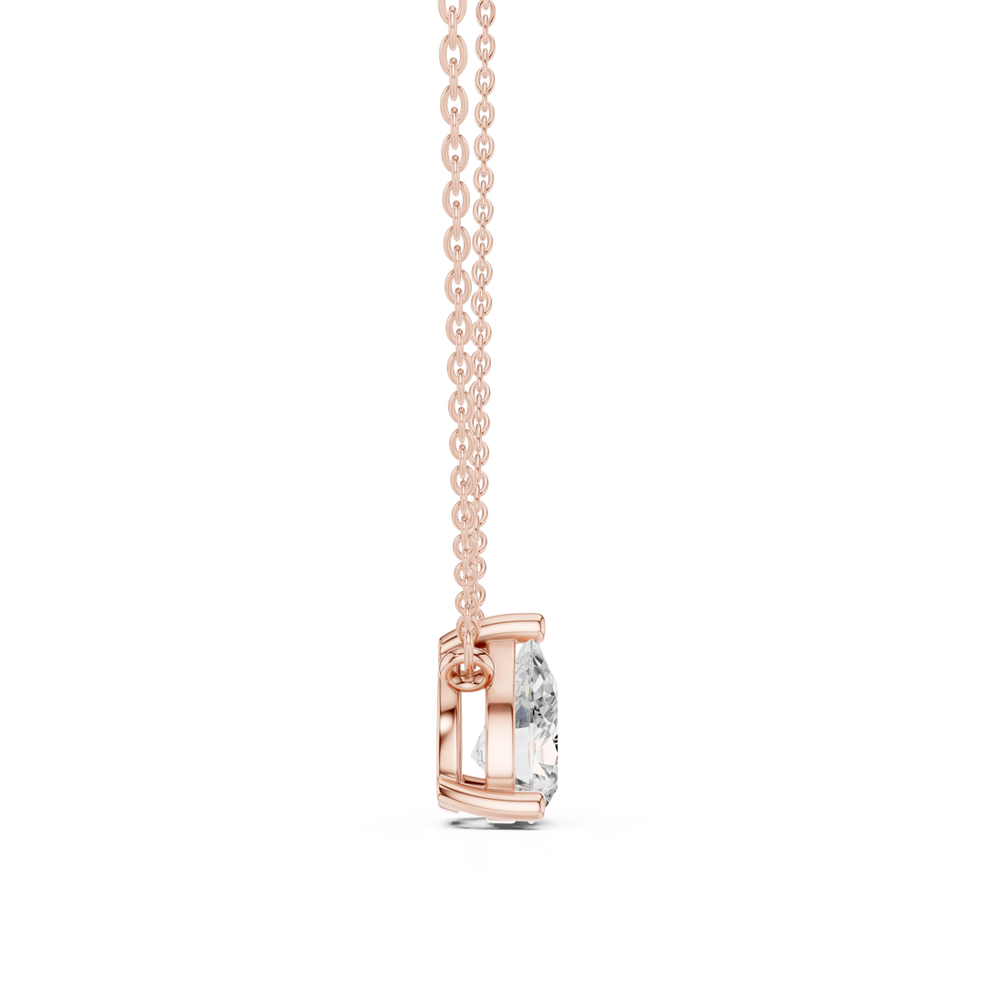 Sparkling CZ Diamond Necklace with high shine