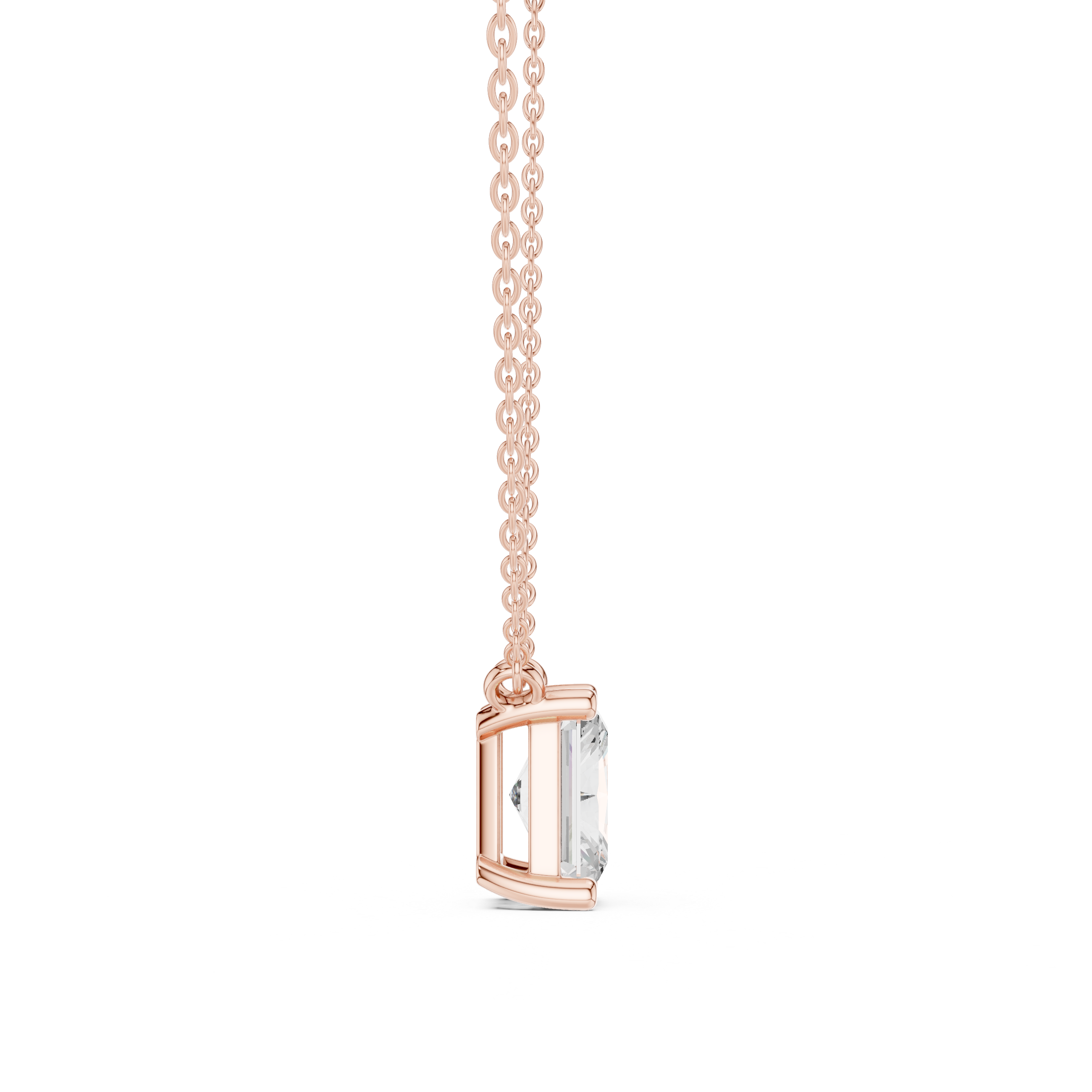 Sparkling CZ Diamond Necklace with high shine