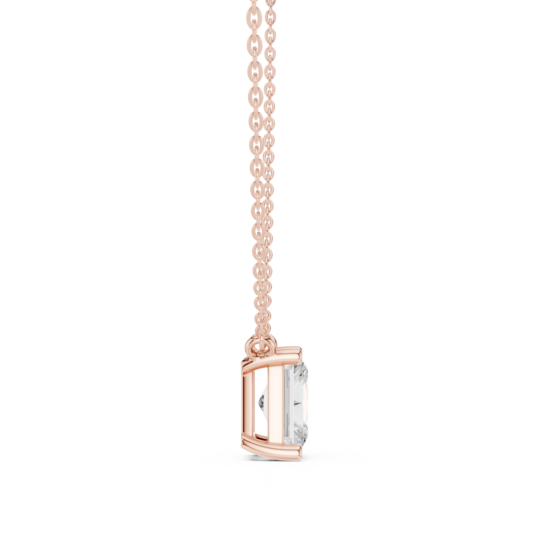 Sparkling CZ Diamond Necklace with high shine
