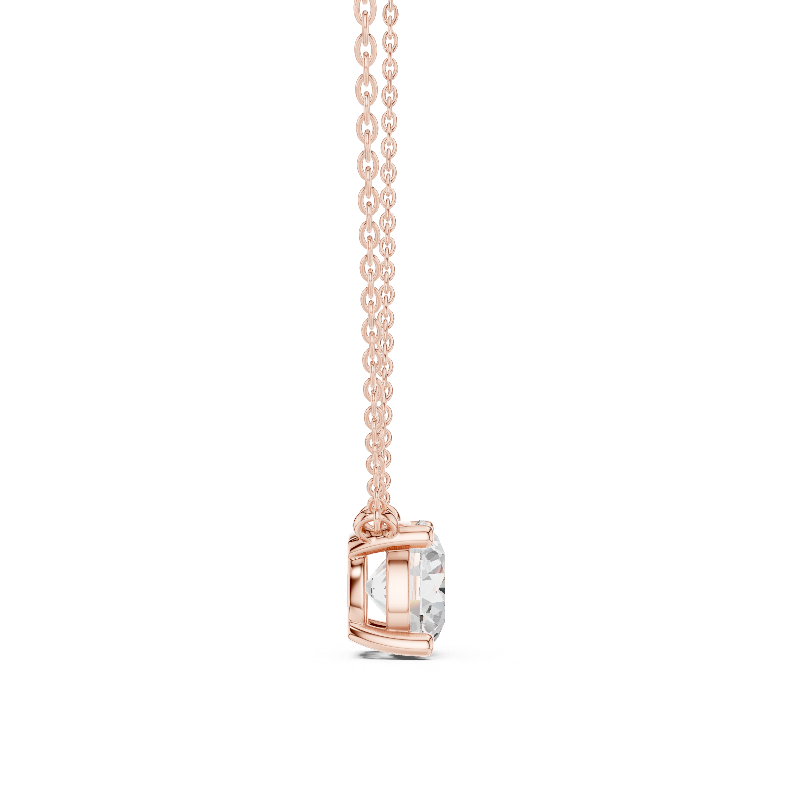 Sparkling CZ Diamond Necklace with high shine