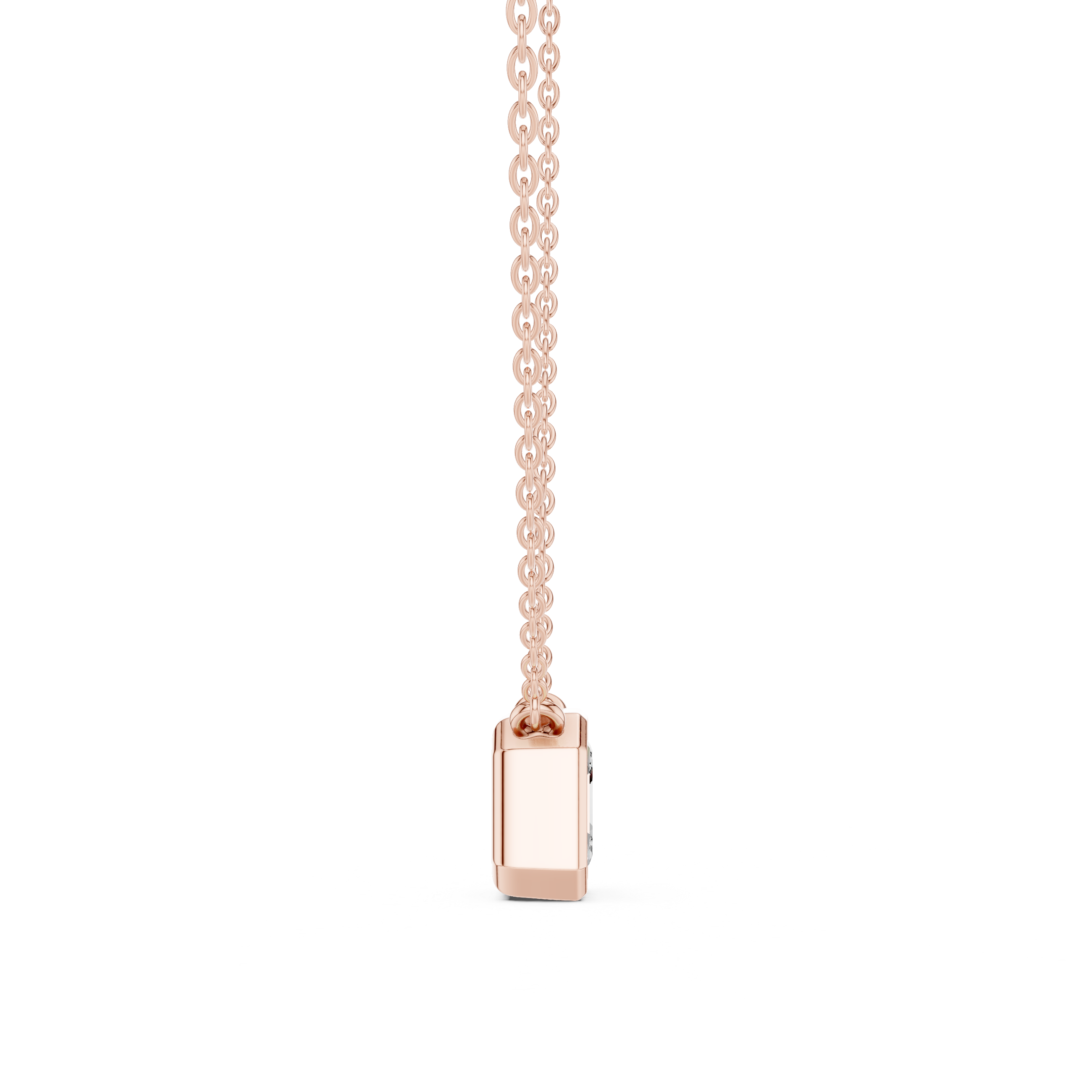 Sparkling CZ Diamond Necklace with high shine