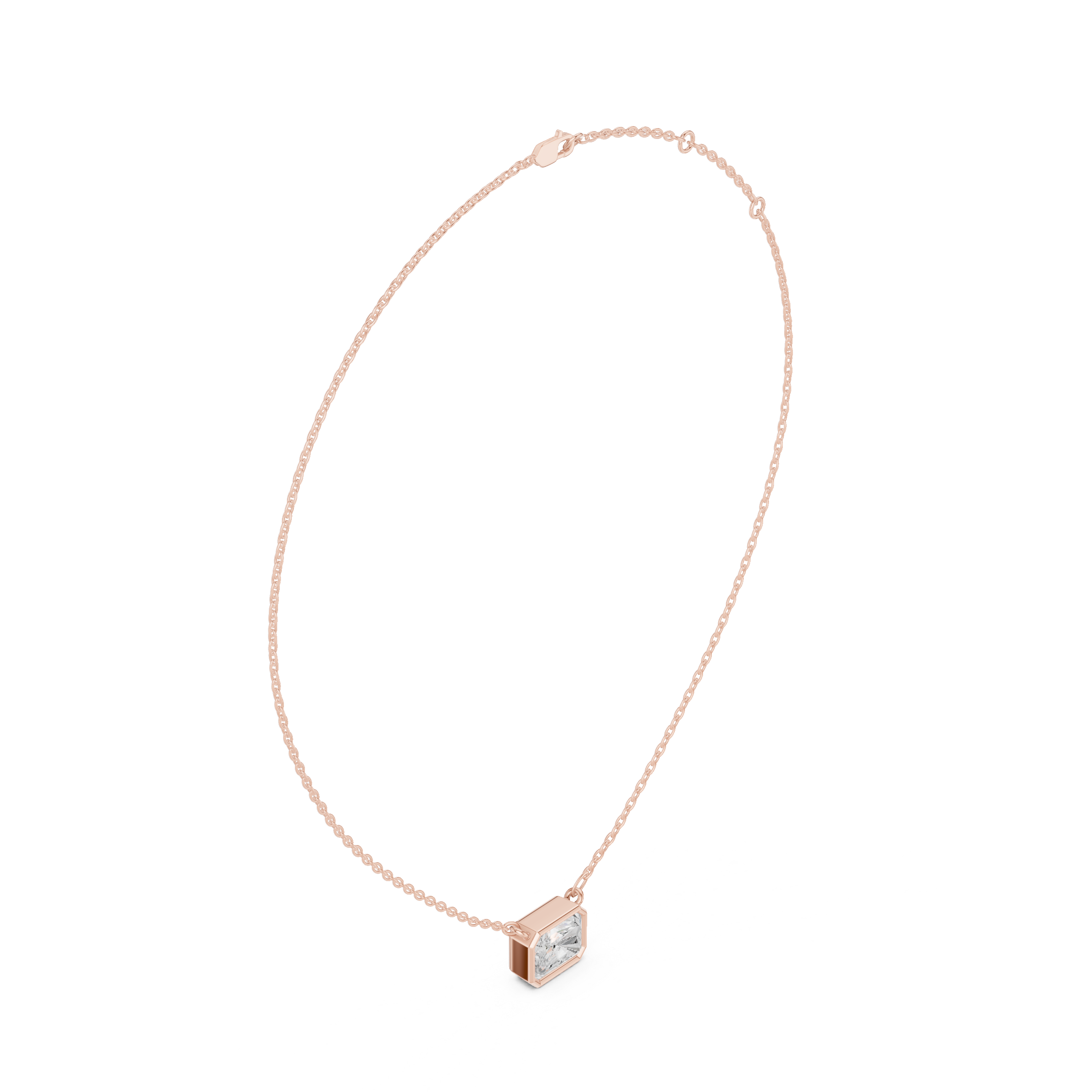 Sparkling Drop Diamond Necklace for luxury look