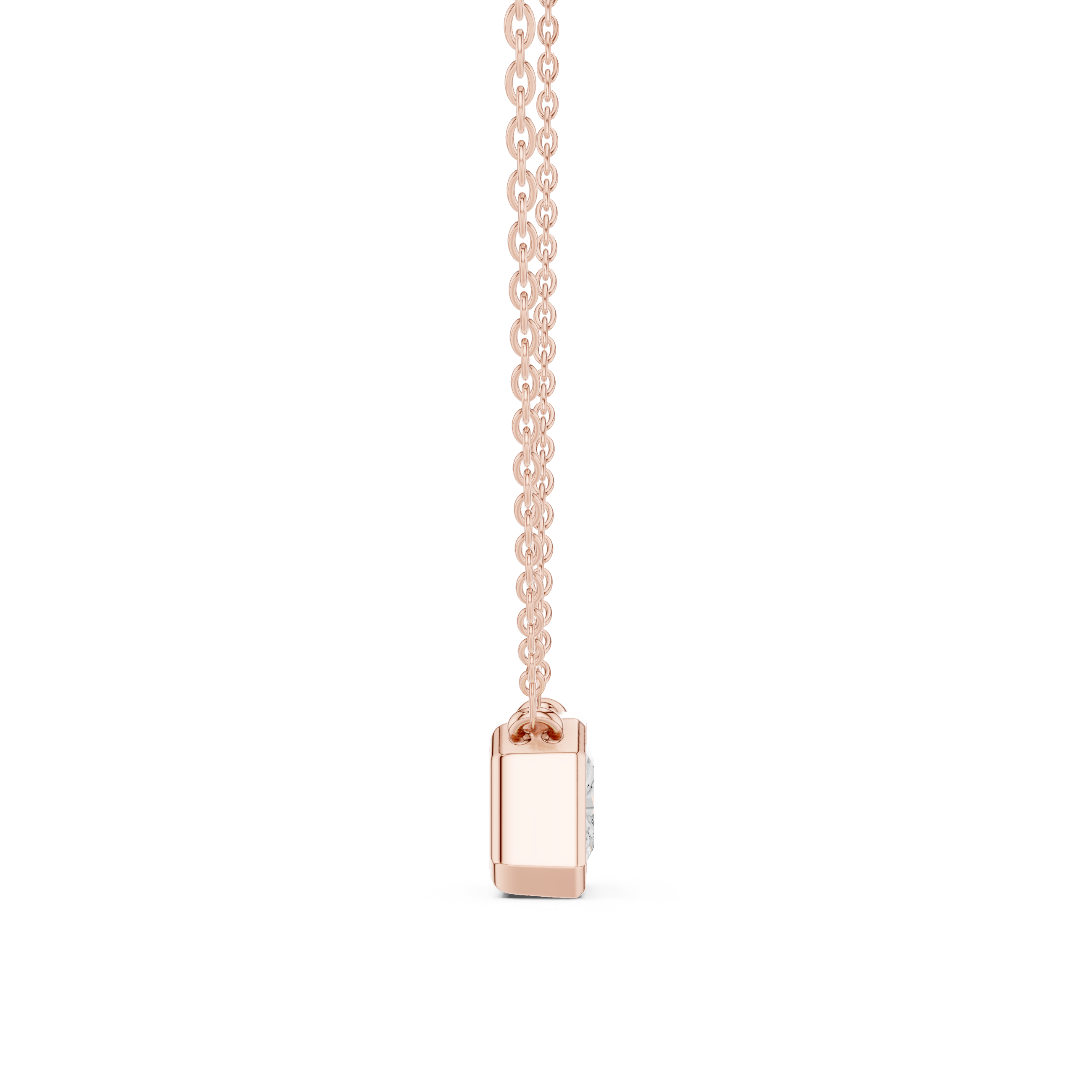 Sparkling CZ Diamond Necklace with high shine